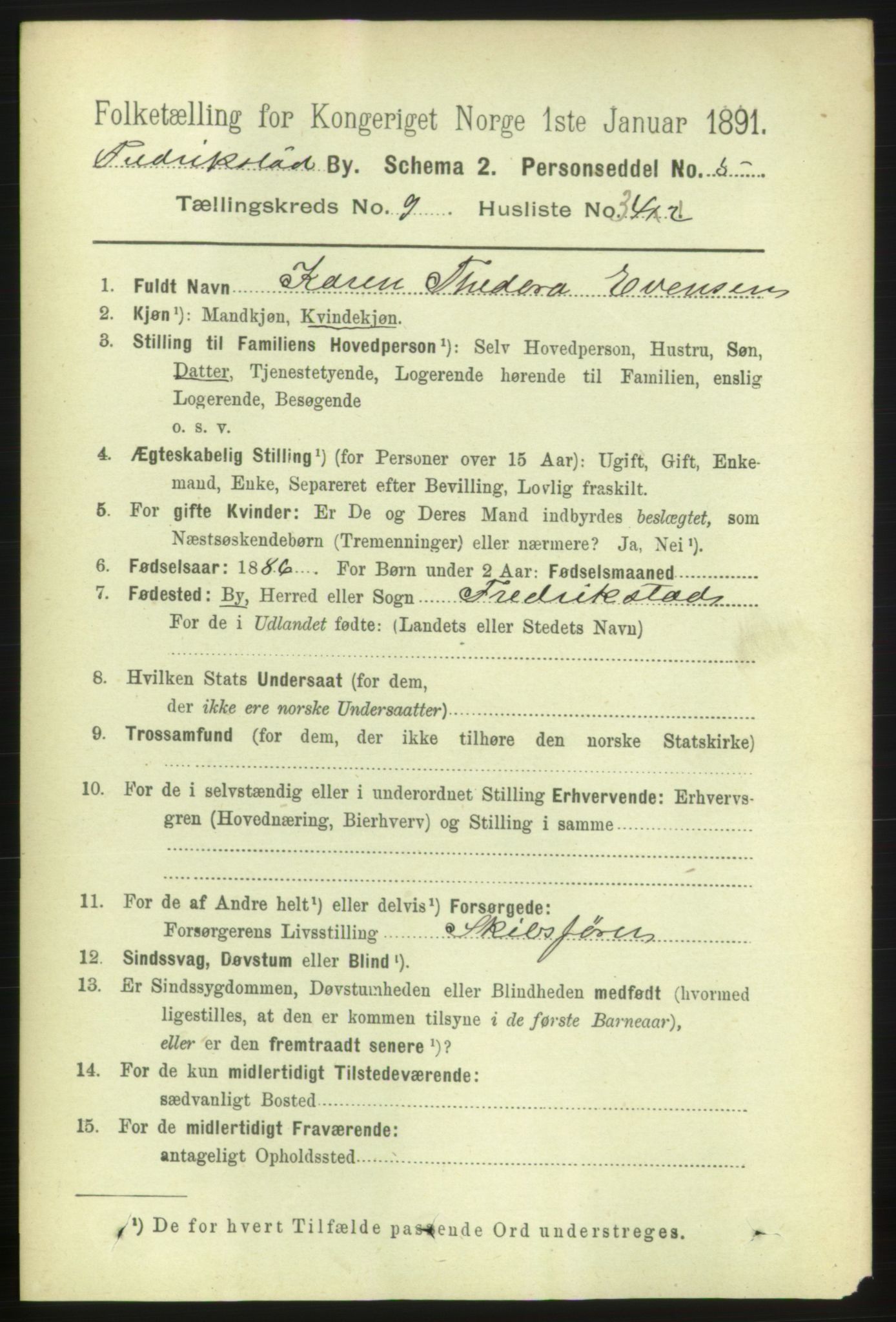 RA, 1891 census for 0103 Fredrikstad, 1891, p. 10768