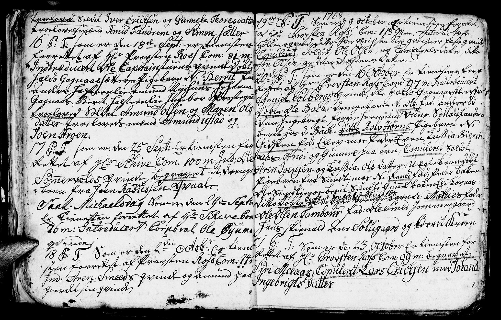 Ministerialprotokoller, klokkerbøker og fødselsregistre - Sør-Trøndelag, SAT/A-1456/668/L0814: Parish register (copy) no. 668C03, 1766-1789