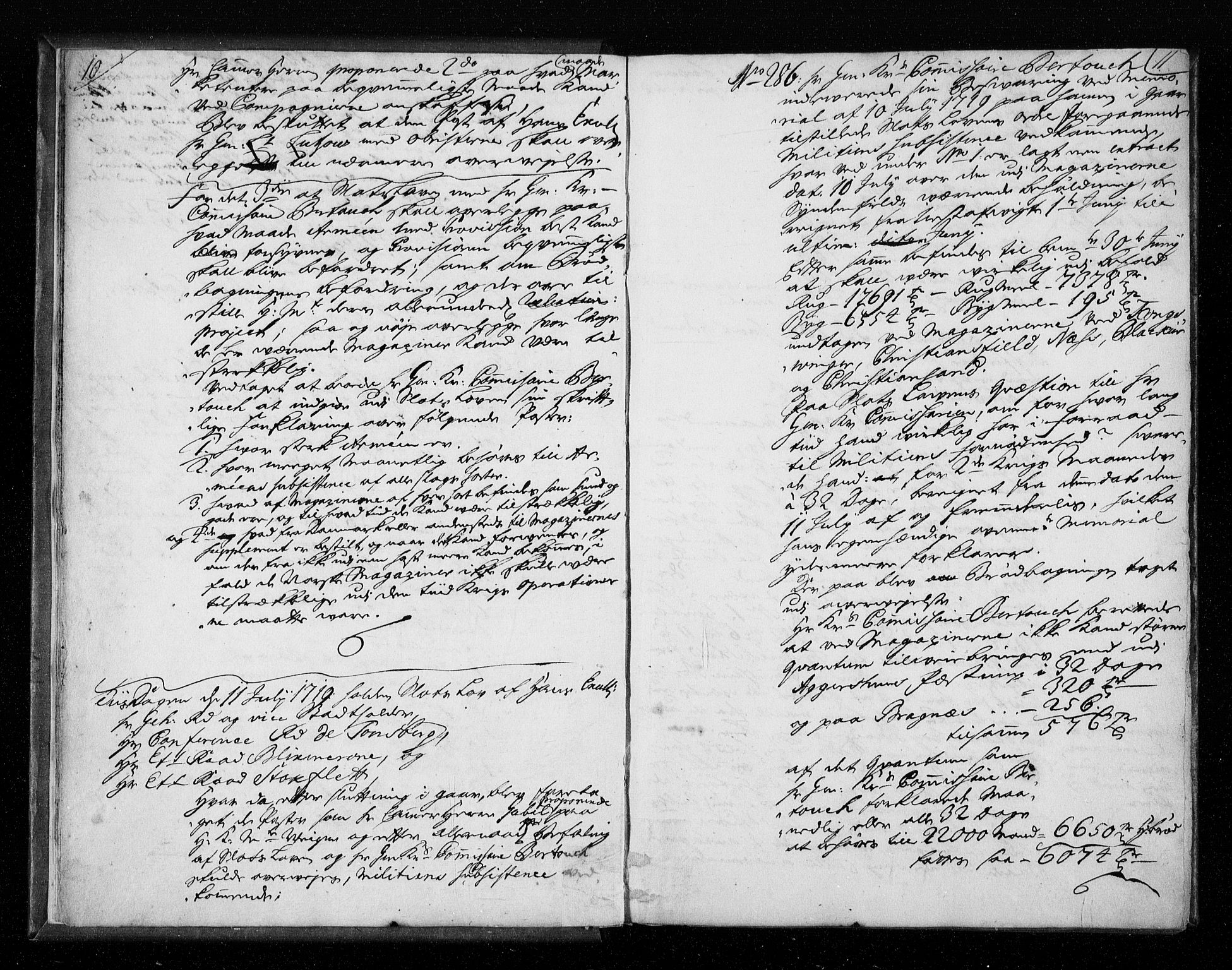 Stattholderembetet 1572-1771, AV/RA-EA-2870/Aa/L0010: Voteringsprotokoll (konseptprotokoll), 1719-1722, p. 10-11