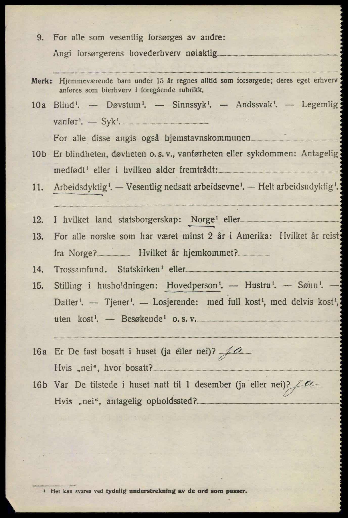 SAKO, 1920 census for Lier, 1920, p. 16149