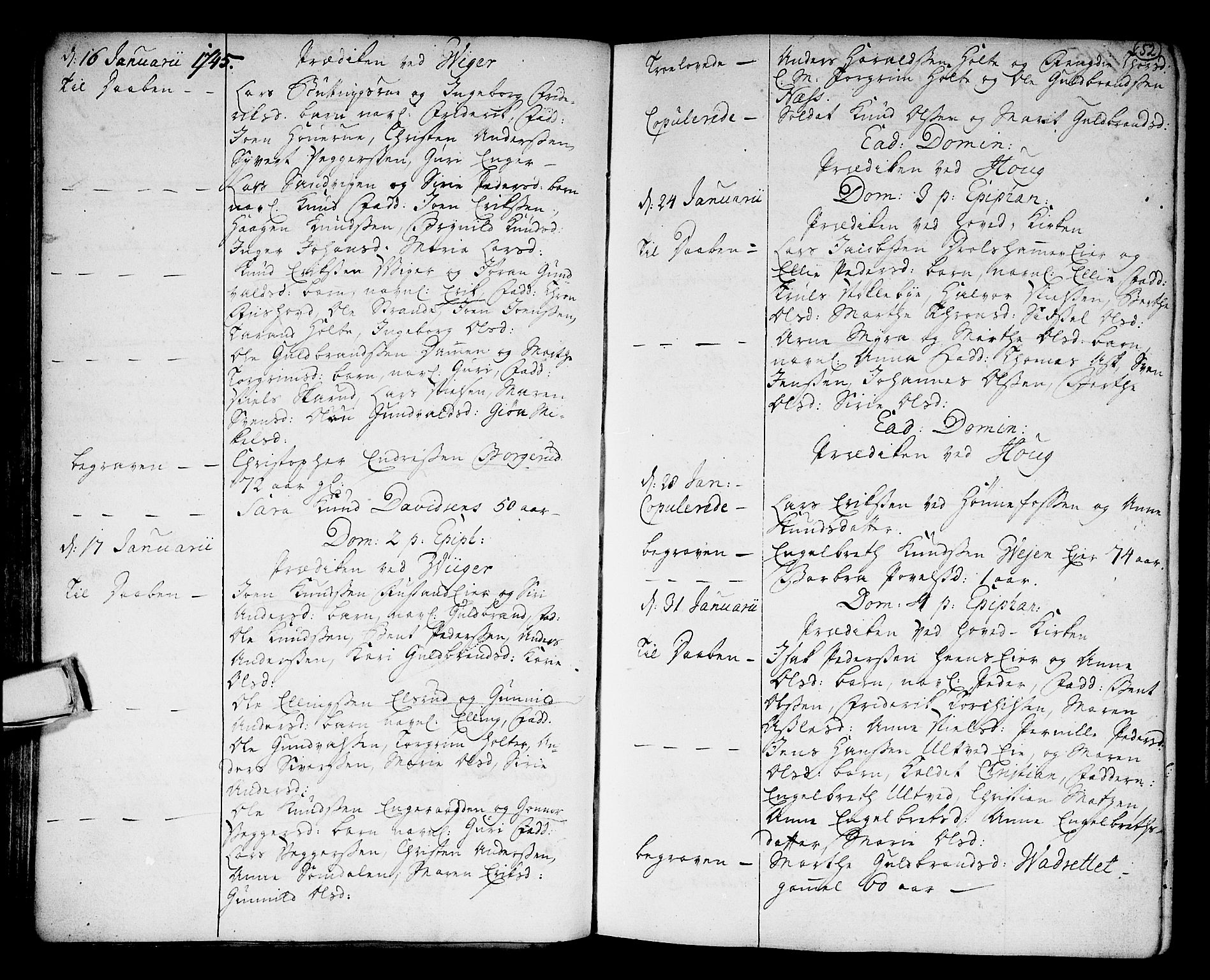 Norderhov kirkebøker, SAKO/A-237/F/Fa/L0003a: Parish register (official) no. 3, 1740-1757, p. 52