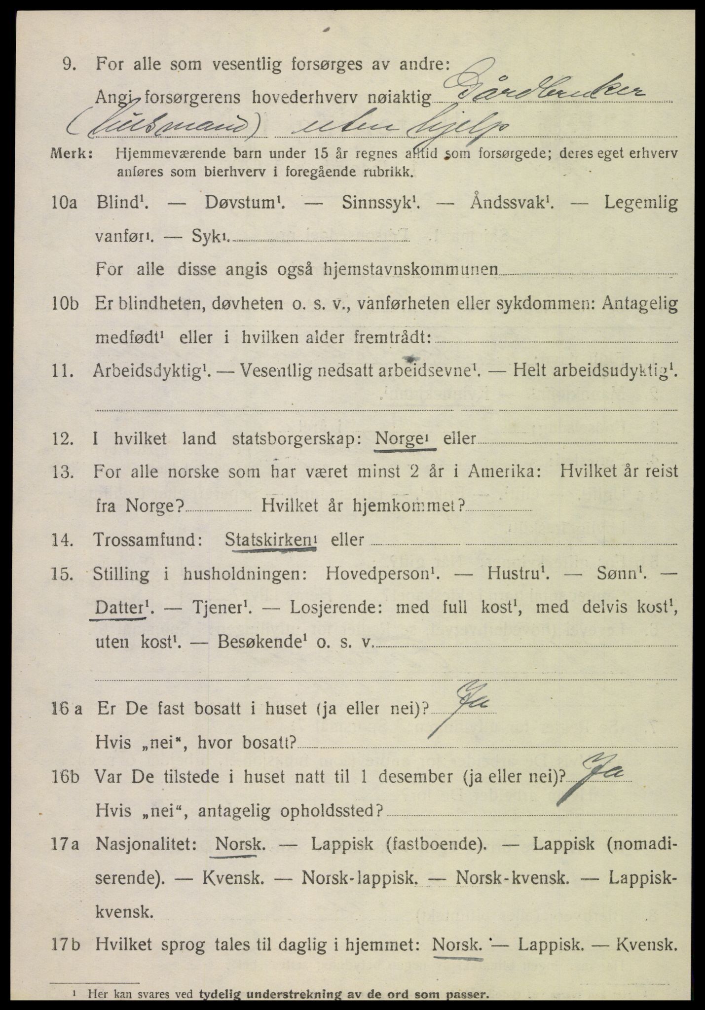 SAT, 1920 census for Rødøy, 1920, p. 3339