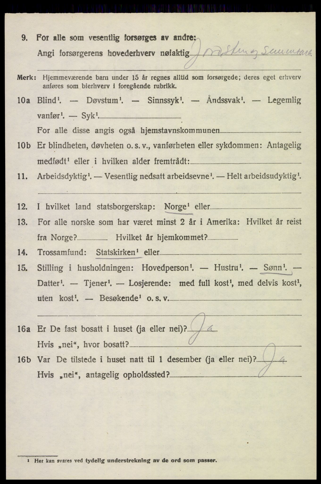 SAH, 1920 census for Furnes, 1920, p. 8144