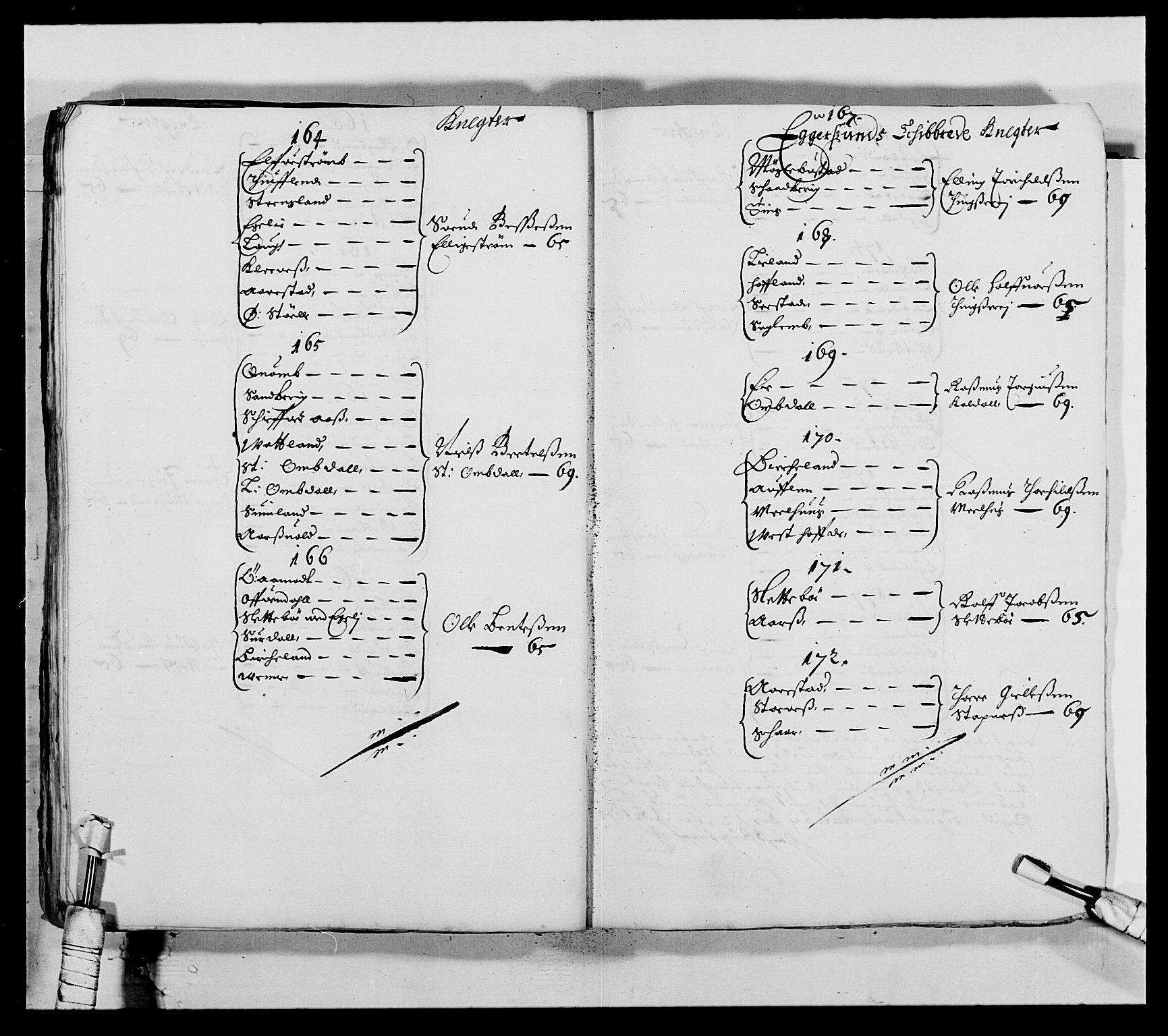 Kommanderende general (KG I) med Det norske krigsdirektorium, AV/RA-EA-5419/E/Ea/L0521: Vesterlenske regiment, 1662-1700, p. 391