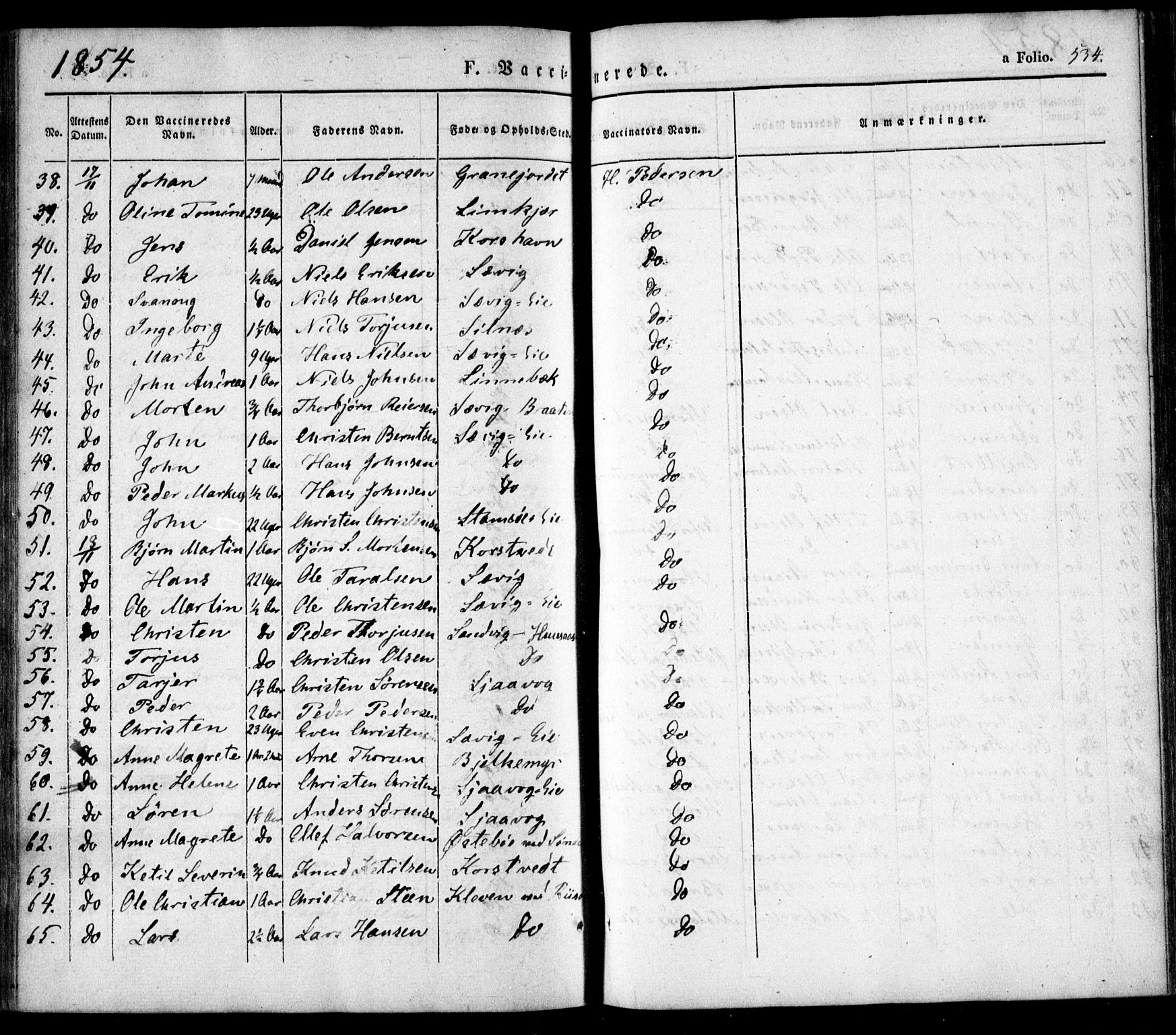 Søndeled sokneprestkontor, AV/SAK-1111-0038/F/Fa/L0002: Parish register (official) no. A 2, 1839-1860, p. 534