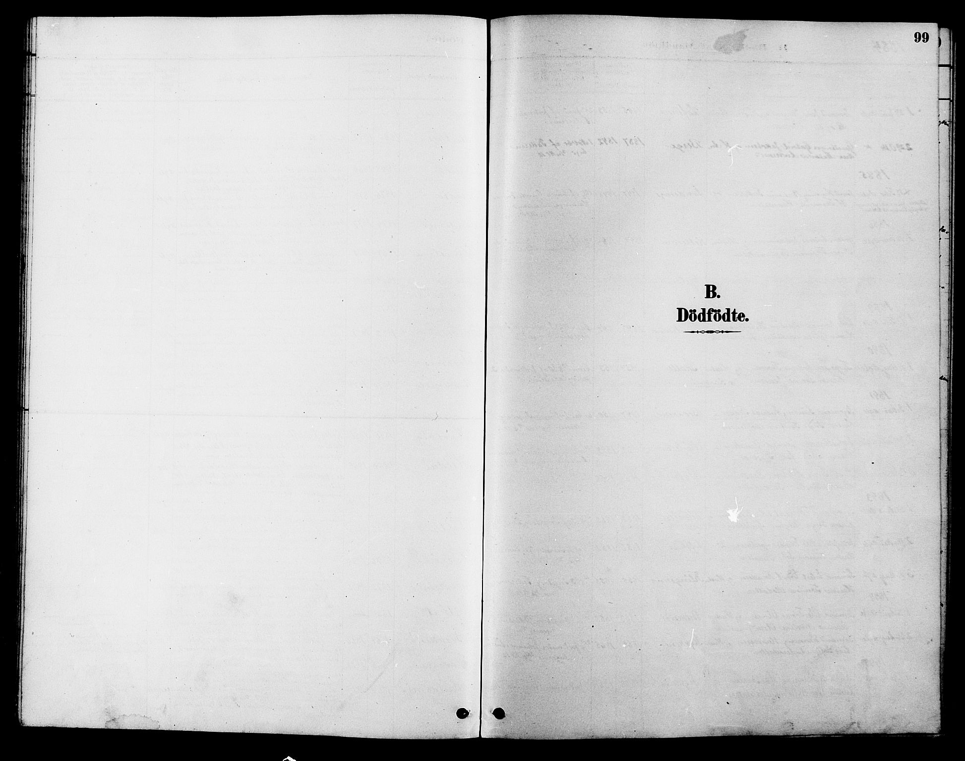 Vestre Moland sokneprestkontor, SAK/1111-0046/F/Fb/Fbb/L0006: Parish register (copy) no. B 6, 1884-1905, p. 99