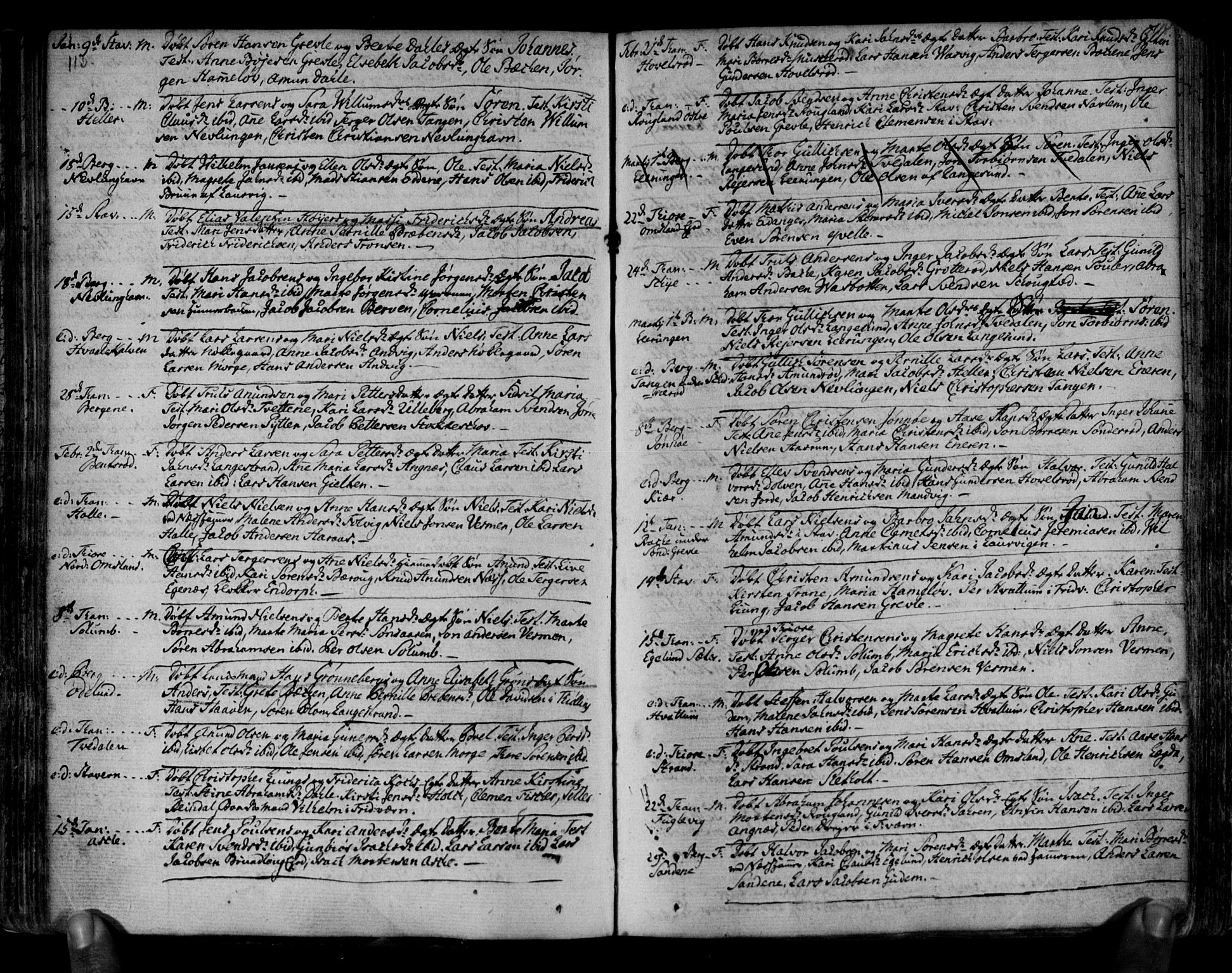 Brunlanes kirkebøker, AV/SAKO-A-342/F/Fa/L0001: Parish register (official) no. I 1, 1766-1801, p. 113-114