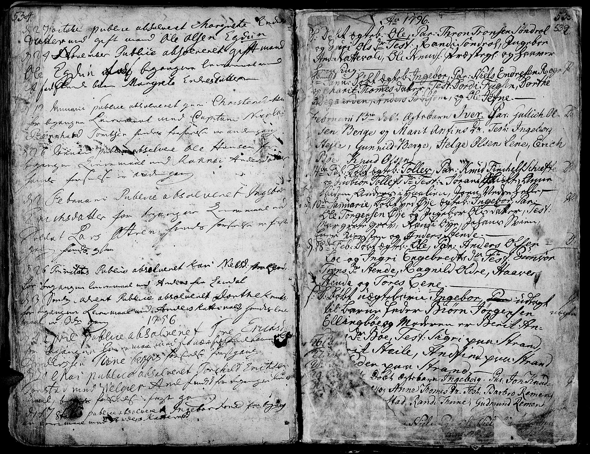 Vang prestekontor, Valdres, SAH/PREST-140/H/Ha/L0001: Parish register (official) no. 1, 1730-1796, p. 533