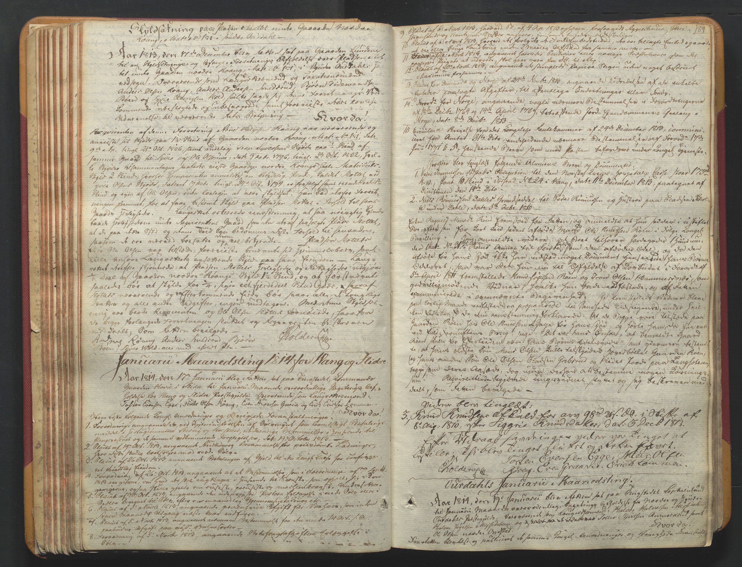 Valdres sorenskriveri, AV/SAH-TING-016/G/Gb/L0005: Tingbok, 1811-1821, p. 88b-89a