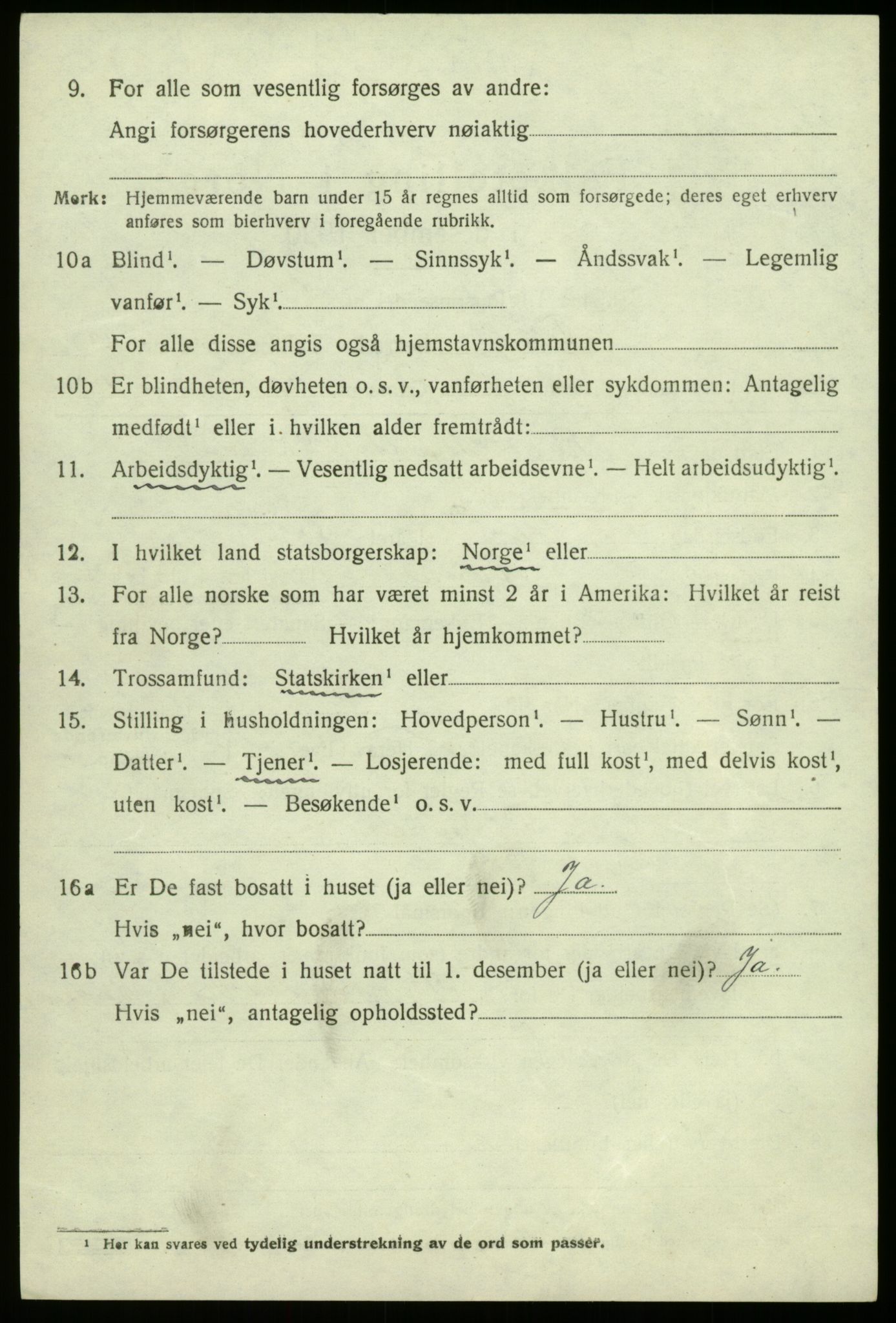 SAB, 1920 census for Fana, 1920, p. 19730