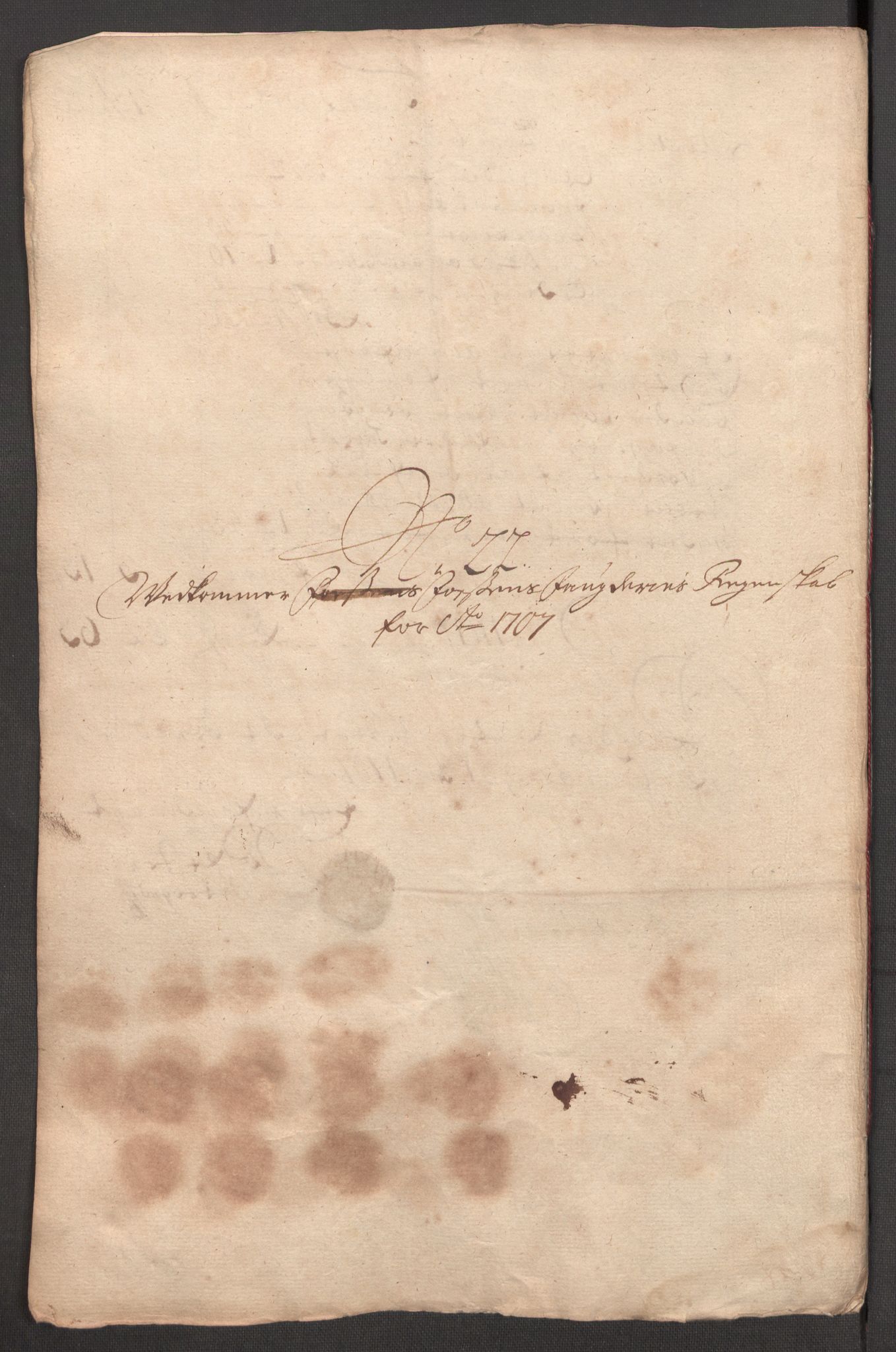 Rentekammeret inntil 1814, Reviderte regnskaper, Fogderegnskap, AV/RA-EA-4092/R57/L3857: Fogderegnskap Fosen, 1706-1707, p. 429