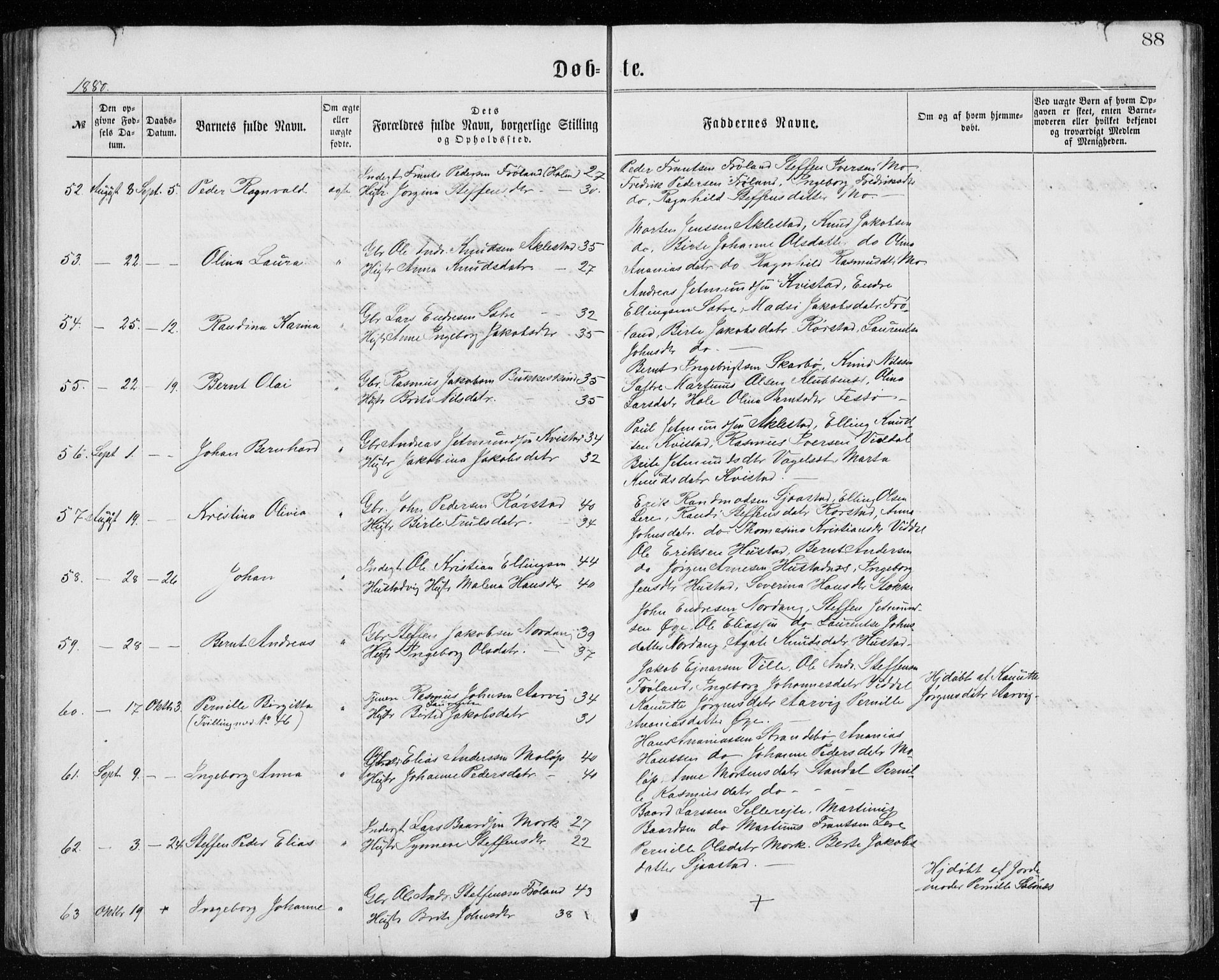 Ministerialprotokoller, klokkerbøker og fødselsregistre - Møre og Romsdal, AV/SAT-A-1454/515/L0214: Parish register (copy) no. 515C01, 1865-1883, p. 88