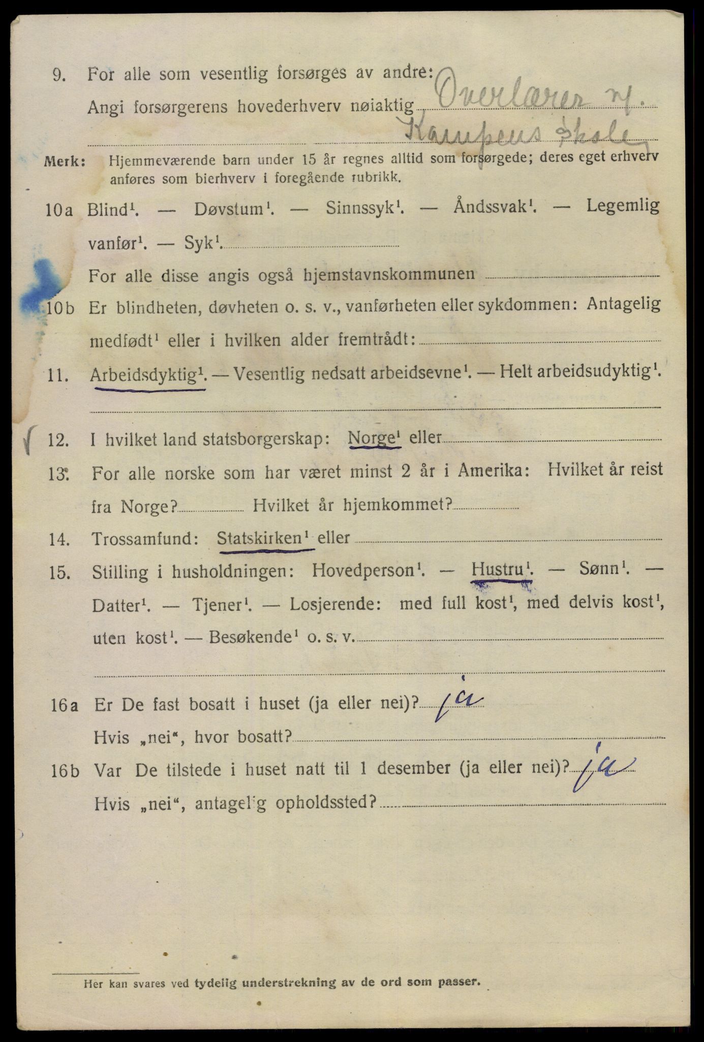 SAO, 1920 census for Kristiania, 1920, p. 427458