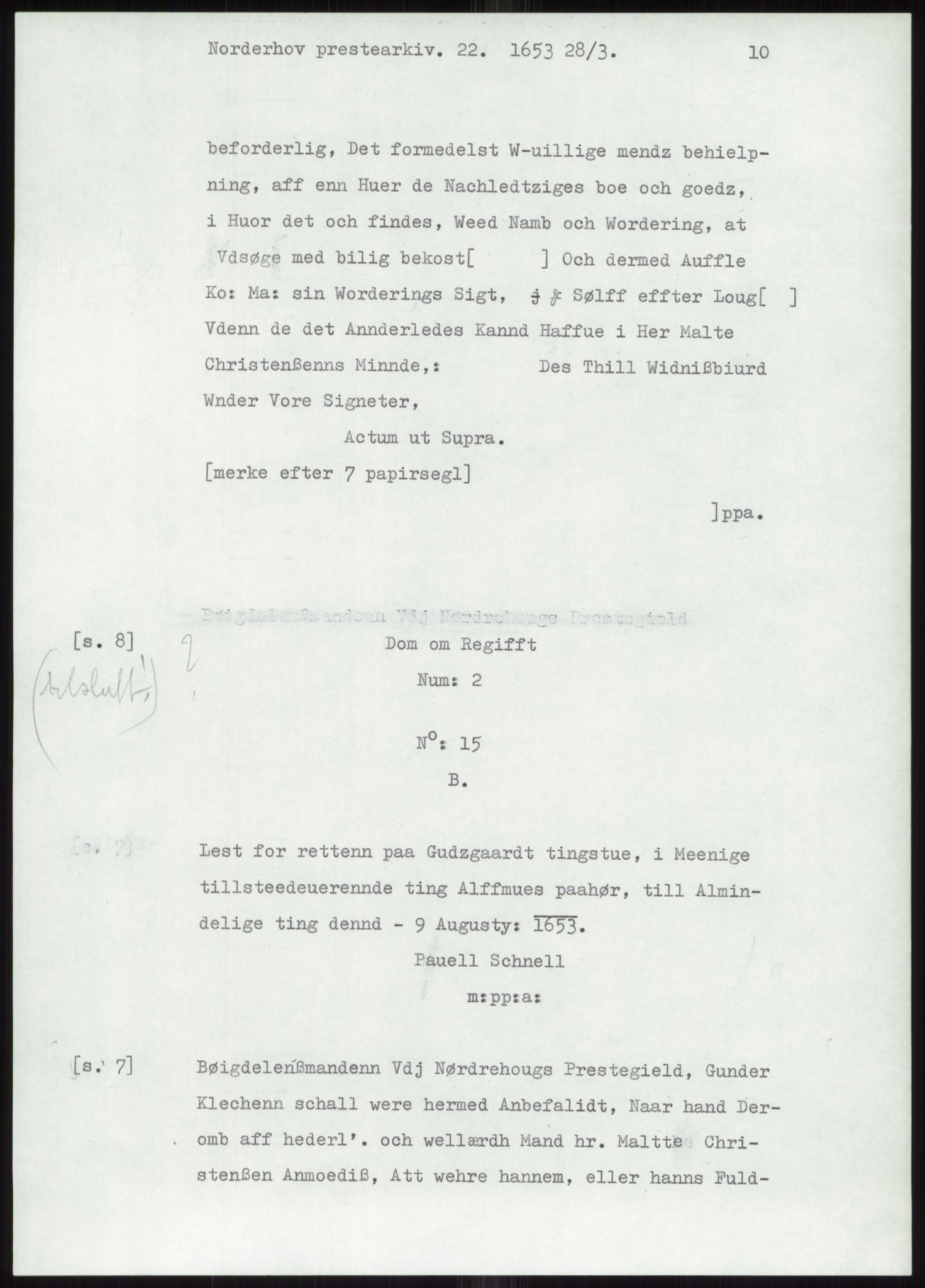 Samlinger til kildeutgivelse, Diplomavskriftsamlingen, AV/RA-EA-4053/H/Ha, p. 752