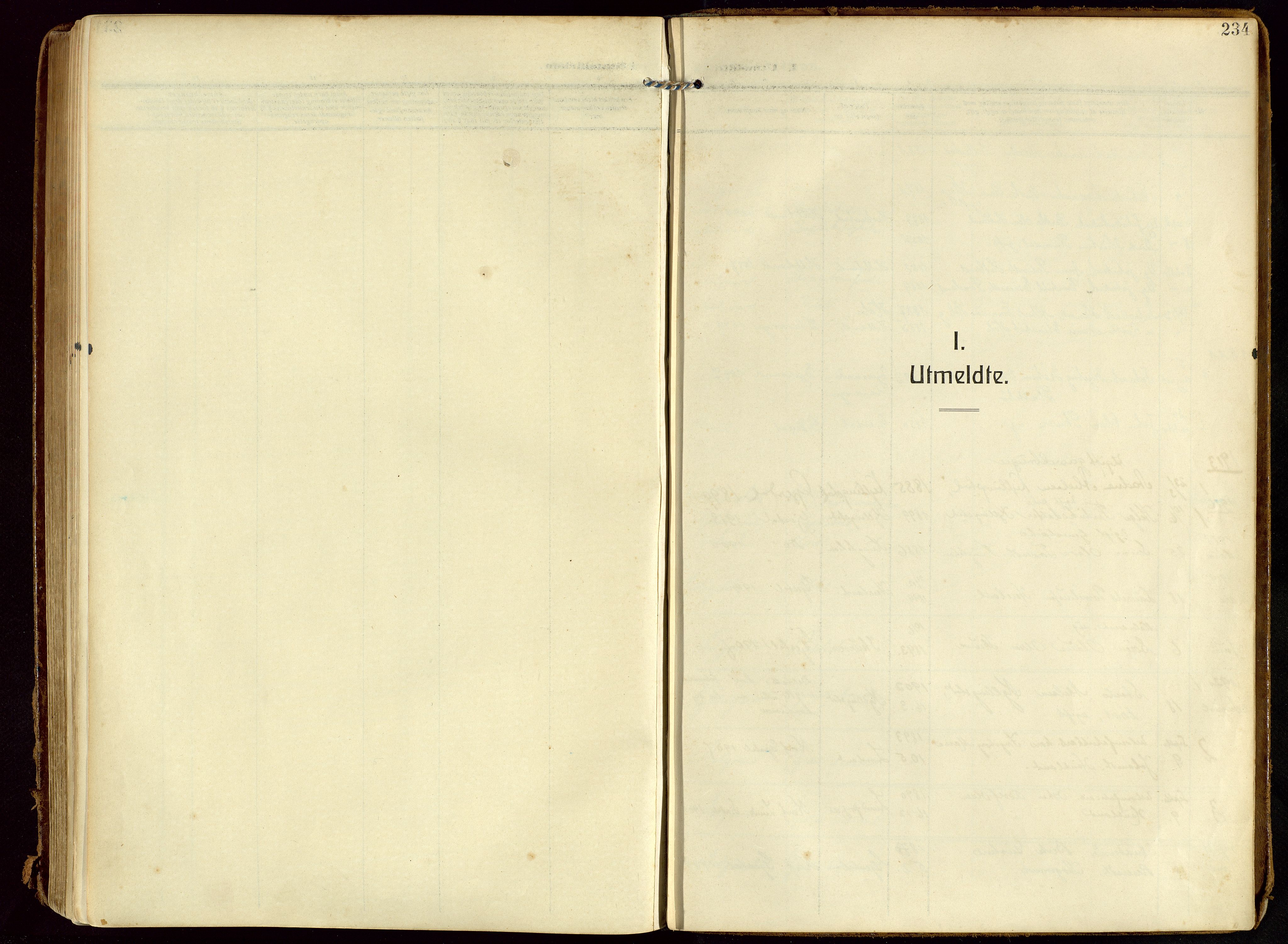Lye sokneprestkontor, AV/SAST-A-101794/002/B/L0001: Parish register (official) no. A 13, 1910-1925, p. 234