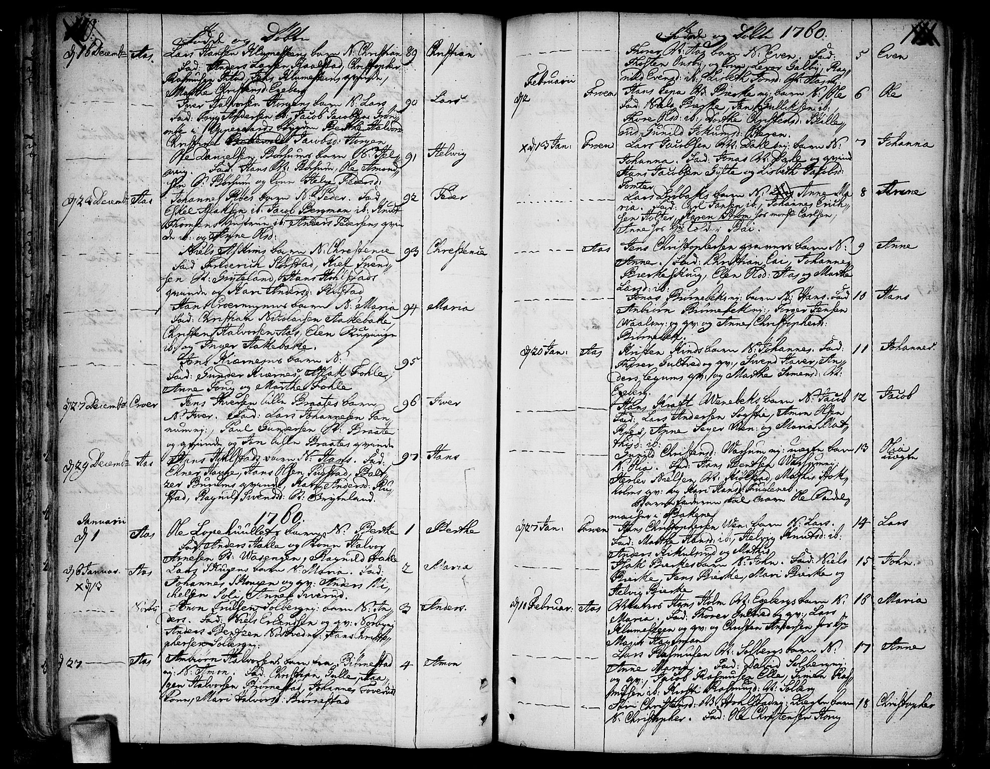 Ås prestekontor Kirkebøker, SAO/A-10894/F/Fa/L0001: Parish register (official) no. I 1, 1742-1778, p. 110-111