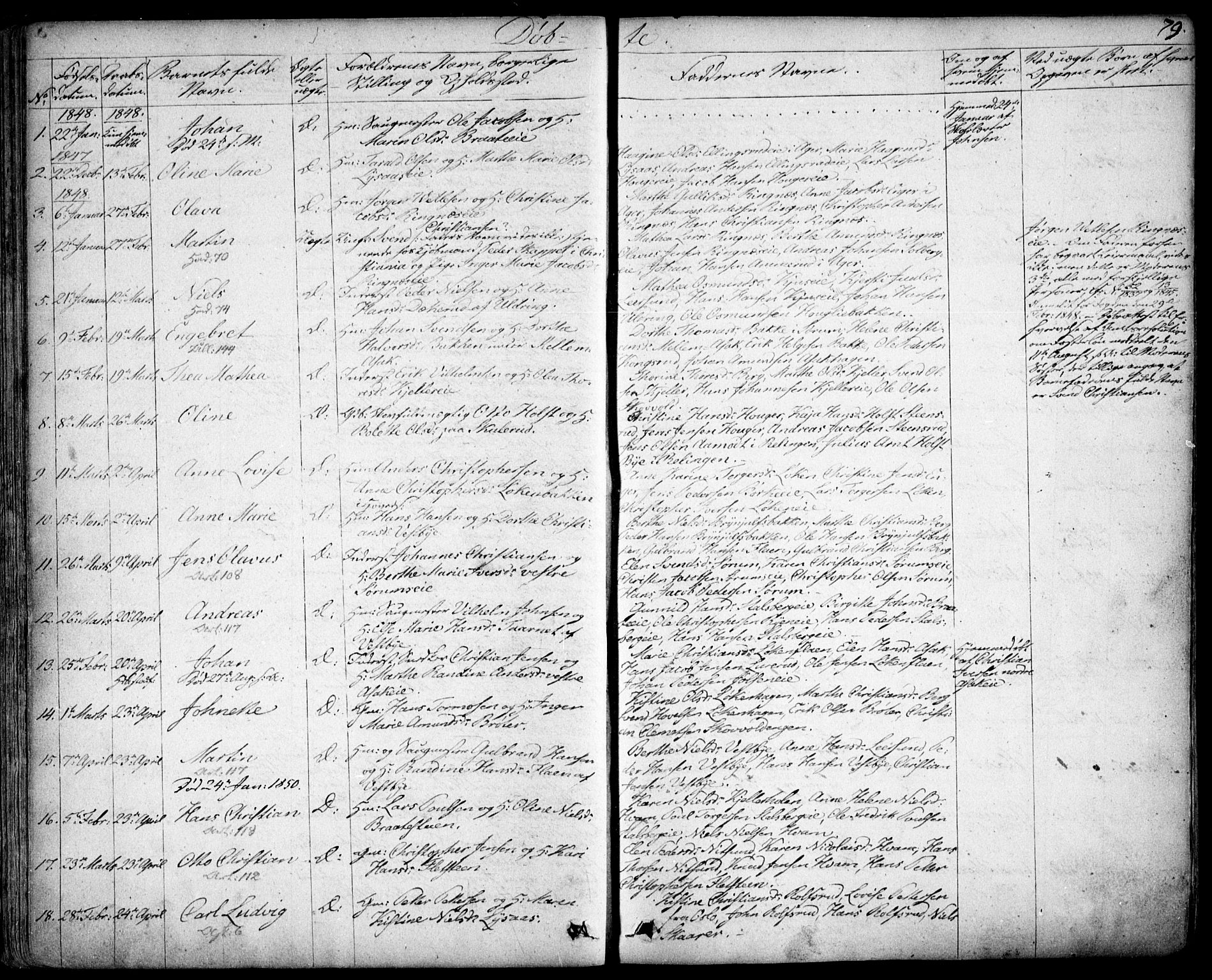 Skedsmo prestekontor Kirkebøker, SAO/A-10033a/F/Fa/L0009: Parish register (official) no. I 9, 1830-1853, p. 79