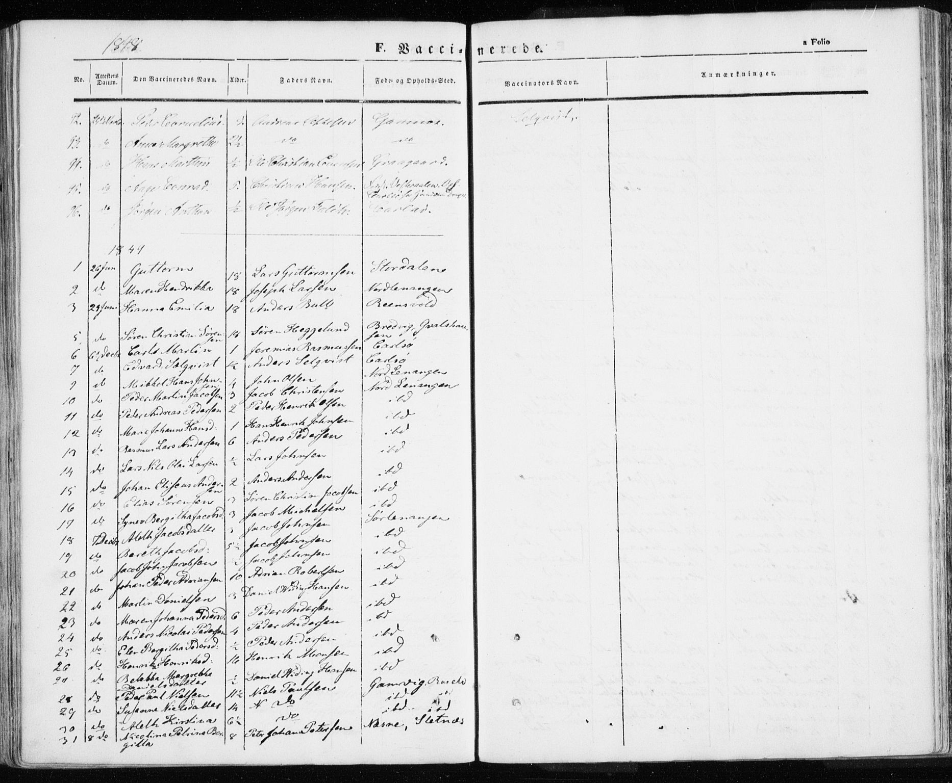 Karlsøy sokneprestembete, AV/SATØ-S-1299/H/Ha/Haa/L0003kirke: Parish register (official) no. 3, 1843-1860