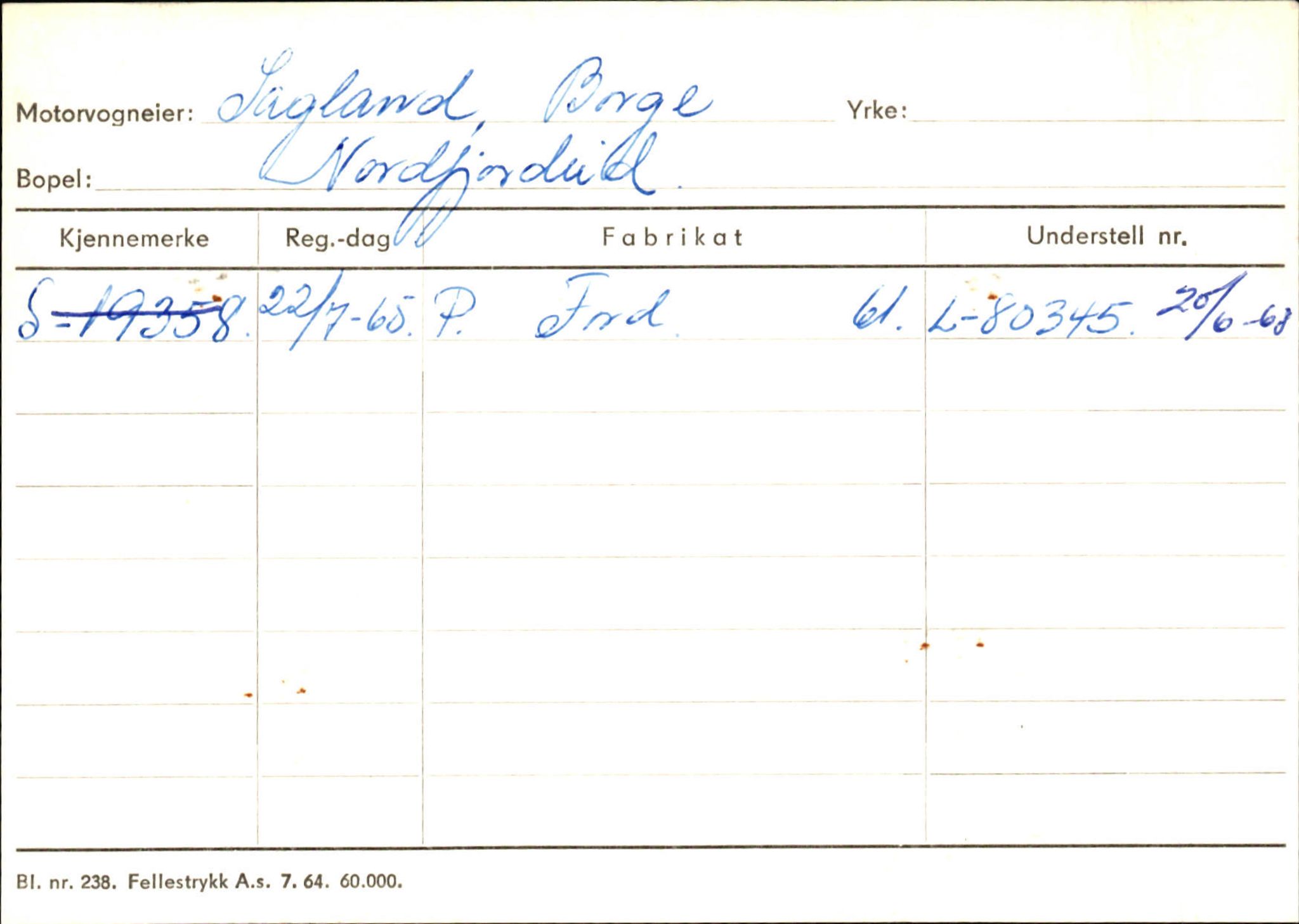 Statens vegvesen, Sogn og Fjordane vegkontor, AV/SAB-A-5301/4/F/L0129: Eigarregistrer Eid A-S, 1945-1975, p. 2296