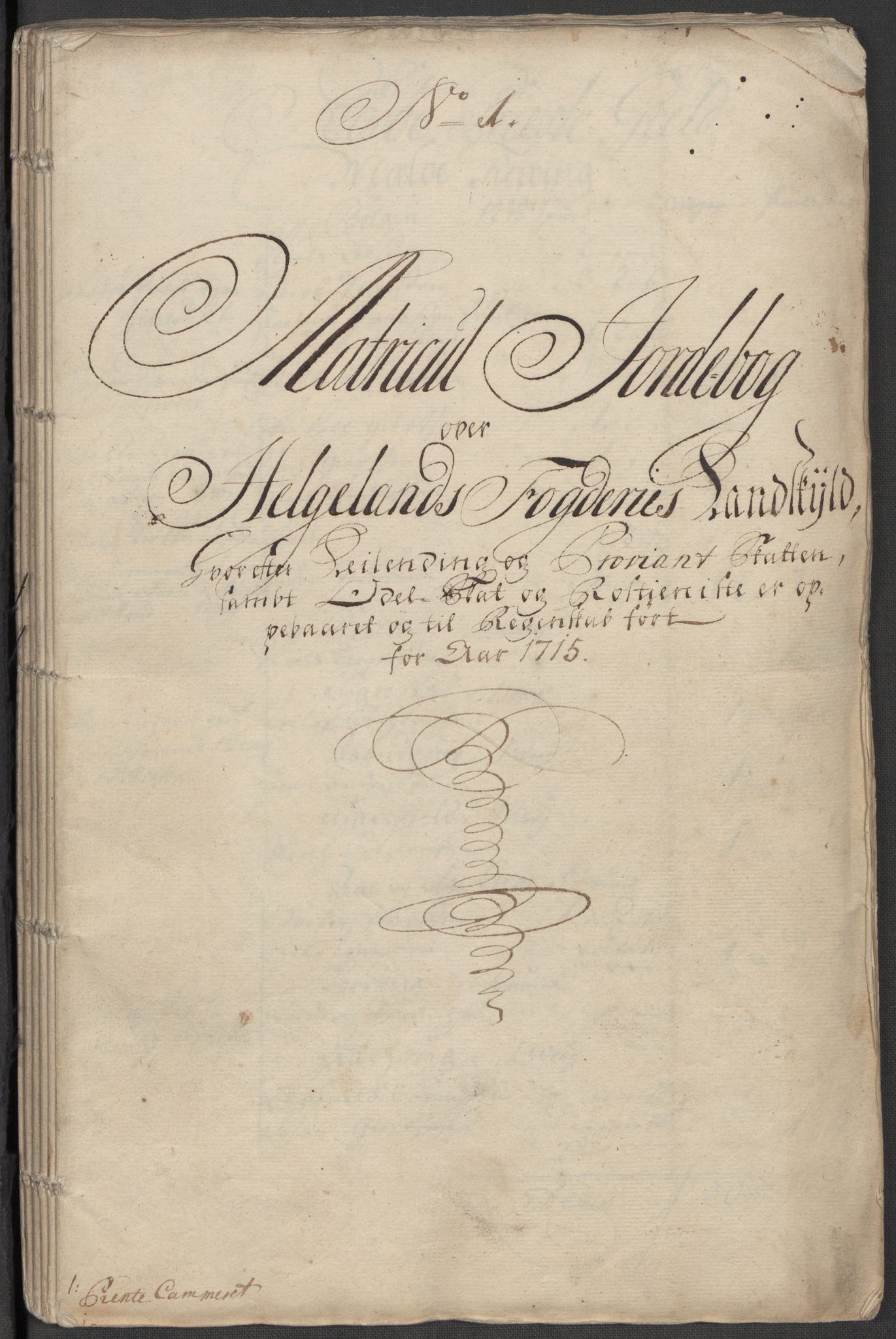 Rentekammeret inntil 1814, Reviderte regnskaper, Fogderegnskap, RA/EA-4092/R65/L4513: Fogderegnskap Helgeland, 1714-1715, p. 485