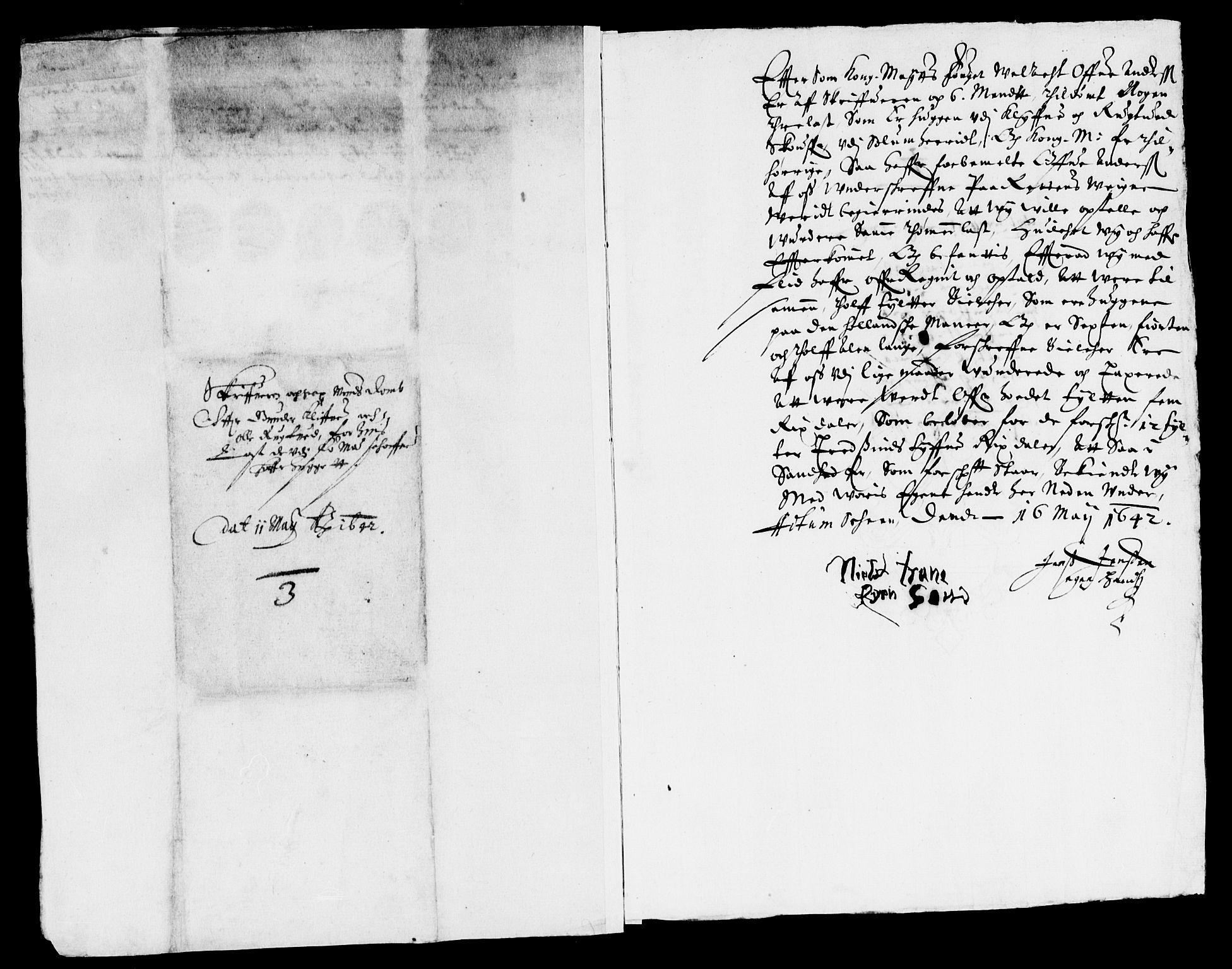 Rentekammeret inntil 1814, Reviderte regnskaper, Lensregnskaper, AV/RA-EA-5023/R/Rb/Rbp/L0027: Bratsberg len, 1641-1643