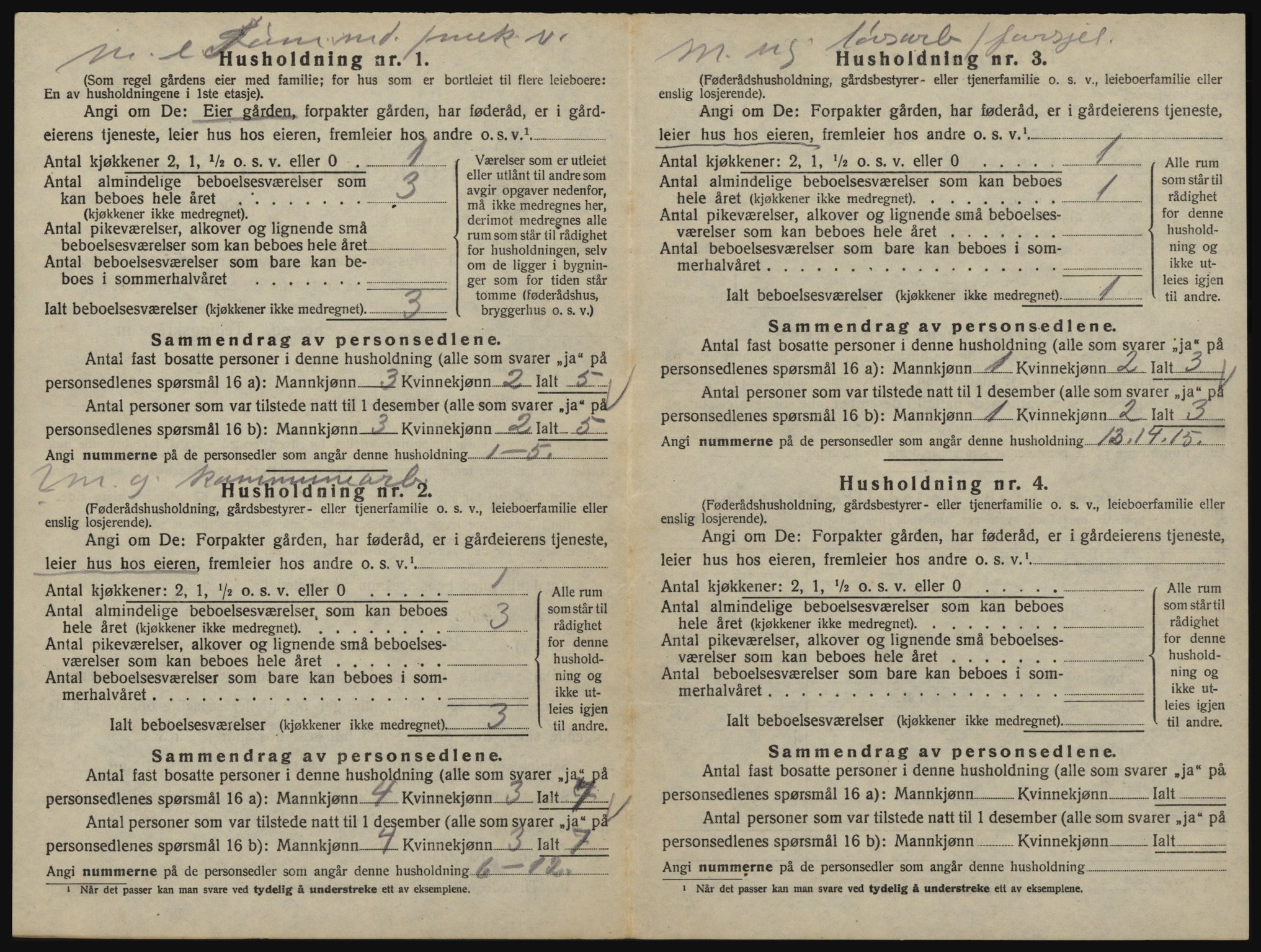 SAO, 1920 census for Glemmen, 1920, p. 2562