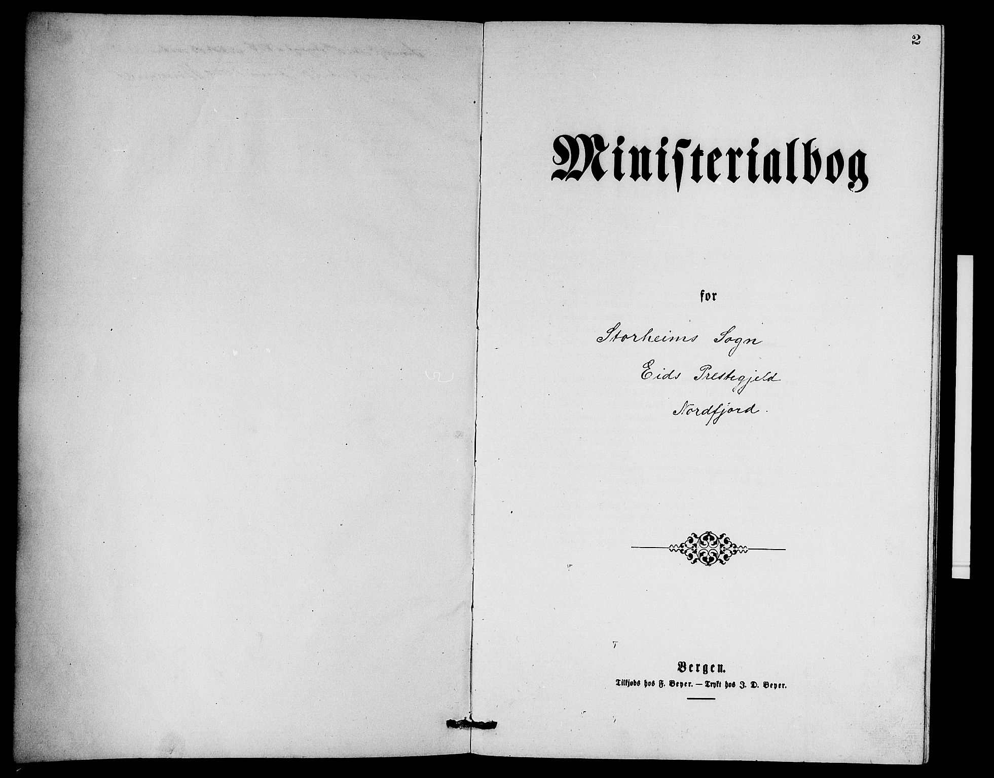 Eid sokneprestembete, AV/SAB-A-82301/H/Hab/Habc/L0001: Parish register (copy) no. C 1, 1877-1886, p. 2