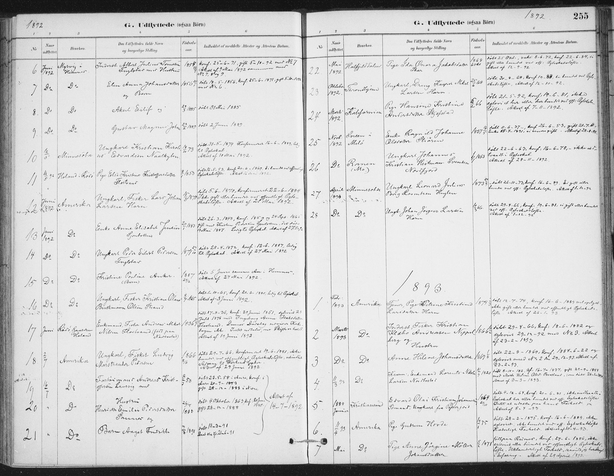 Ministerialprotokoller, klokkerbøker og fødselsregistre - Nordland, AV/SAT-A-1459/838/L0553: Parish register (official) no. 838A11, 1880-1910, p. 255