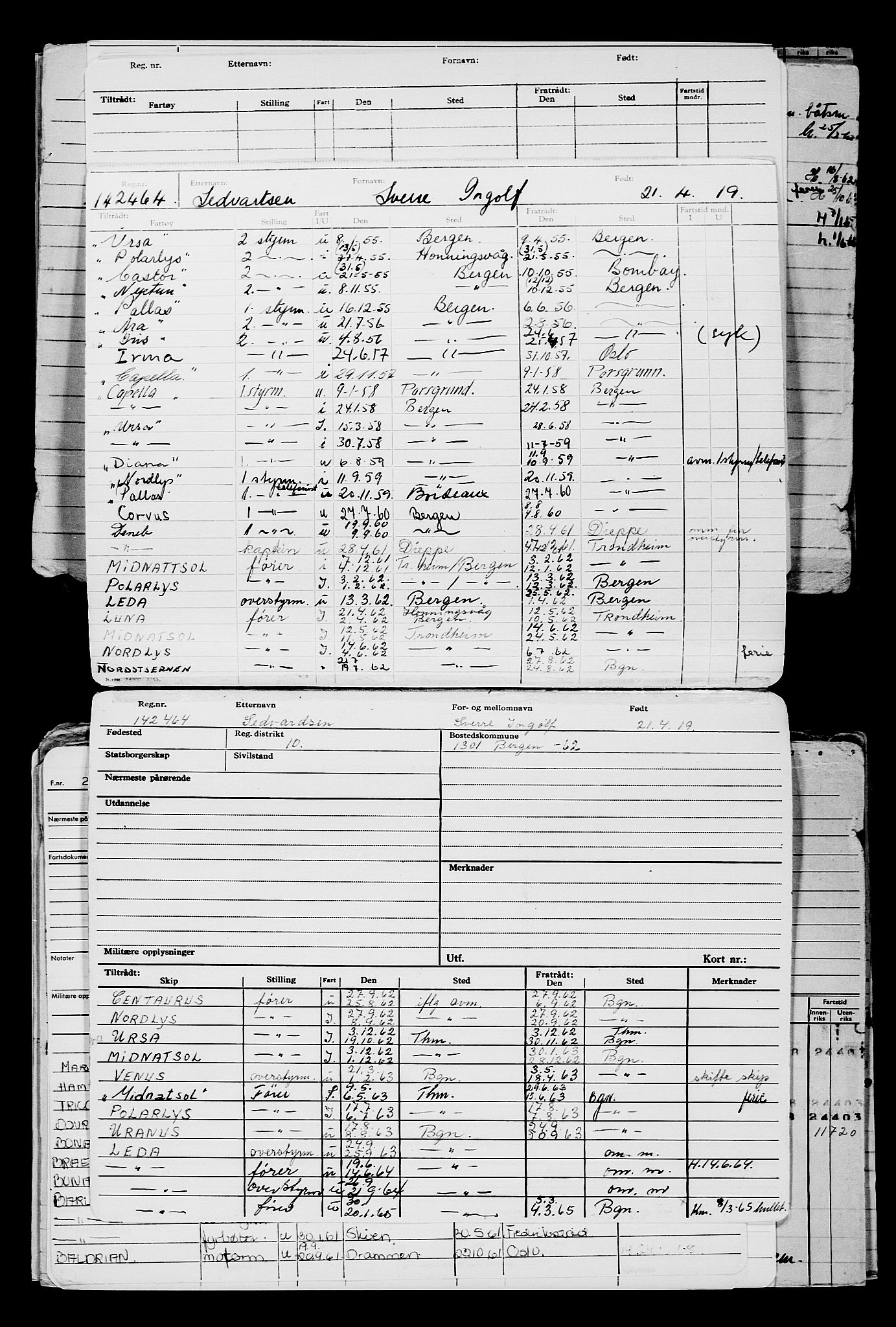 Direktoratet for sjømenn, AV/RA-S-3545/G/Gb/L0168: Hovedkort, 1919, p. 169