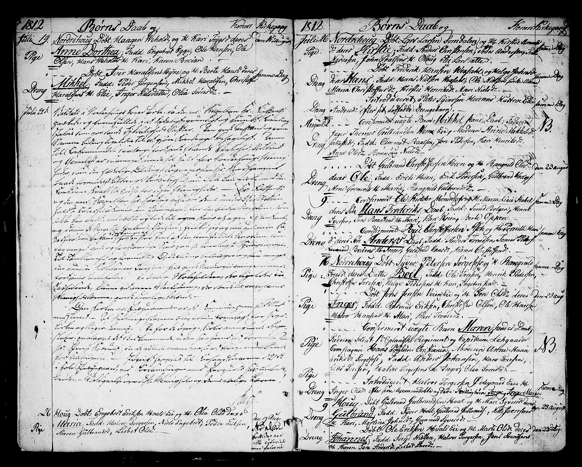 Norderhov kirkebøker, AV/SAKO-A-237/F/Fa/L0007: Parish register (official) no. 7, 1812-1814, p. 5