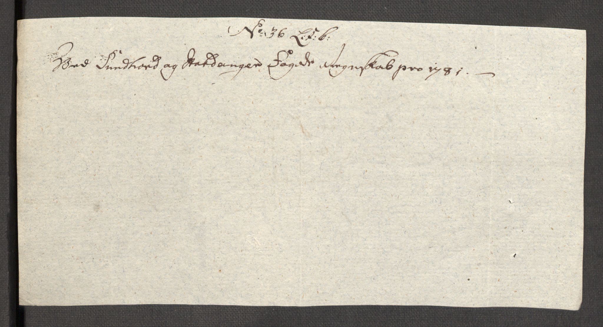 Rentekammeret inntil 1814, Reviderte regnskaper, Fogderegnskap, AV/RA-EA-4092/R48/L3097: Fogderegnskap Sunnhordland og Hardanger, 1781, p. 253