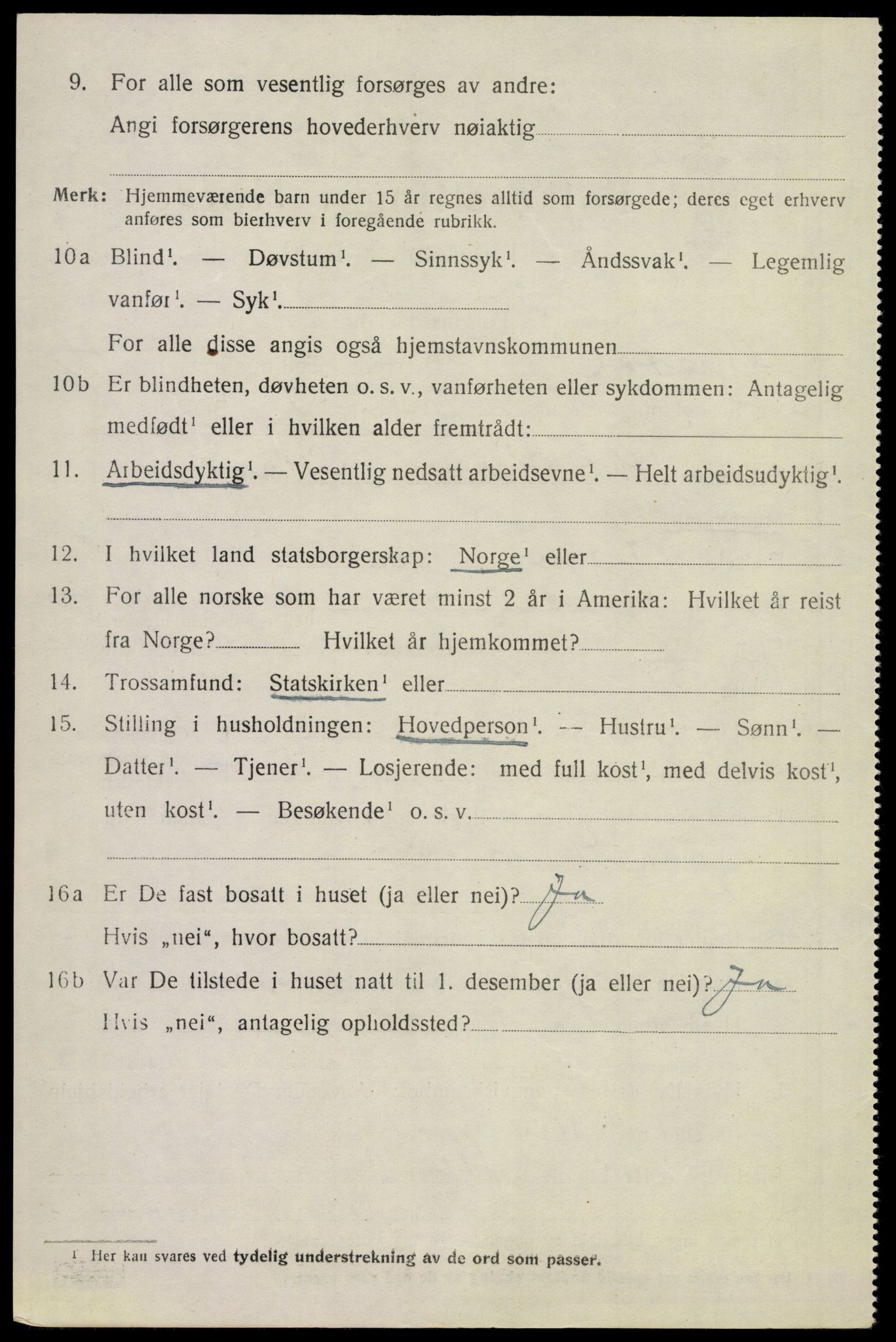 SAST, 1920 census for Gjesdal, 1920, p. 2529