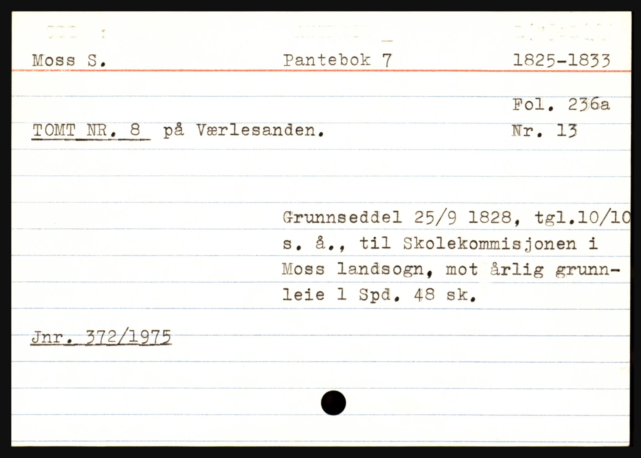 Statsarkivet i Oslo, AV/SAO-A-10621/Z/Zc/L0001: Christiania, Drøbak, Fredrikshald, Fredrikstad, Moss, Sarpsborg, Hvitsten, Hølen, Oslo-Aker, Son.  Diverse: Odalen, Takst- og delesaker uten Gnr/bnr, Saker utenfor SAOs distrikt., p. 535