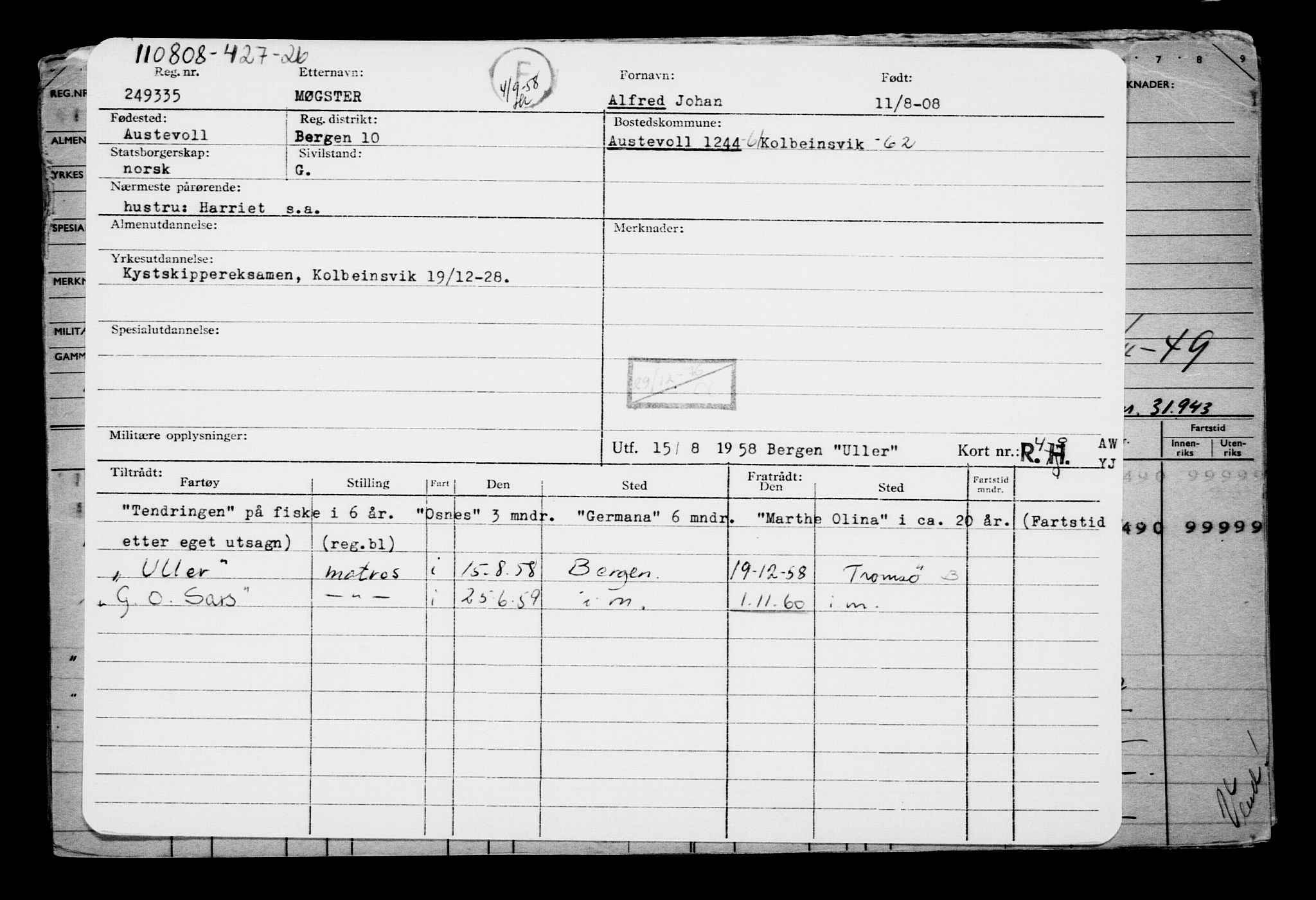 Direktoratet for sjømenn, AV/RA-S-3545/G/Gb/L0078: Hovedkort, 1908, p. 596