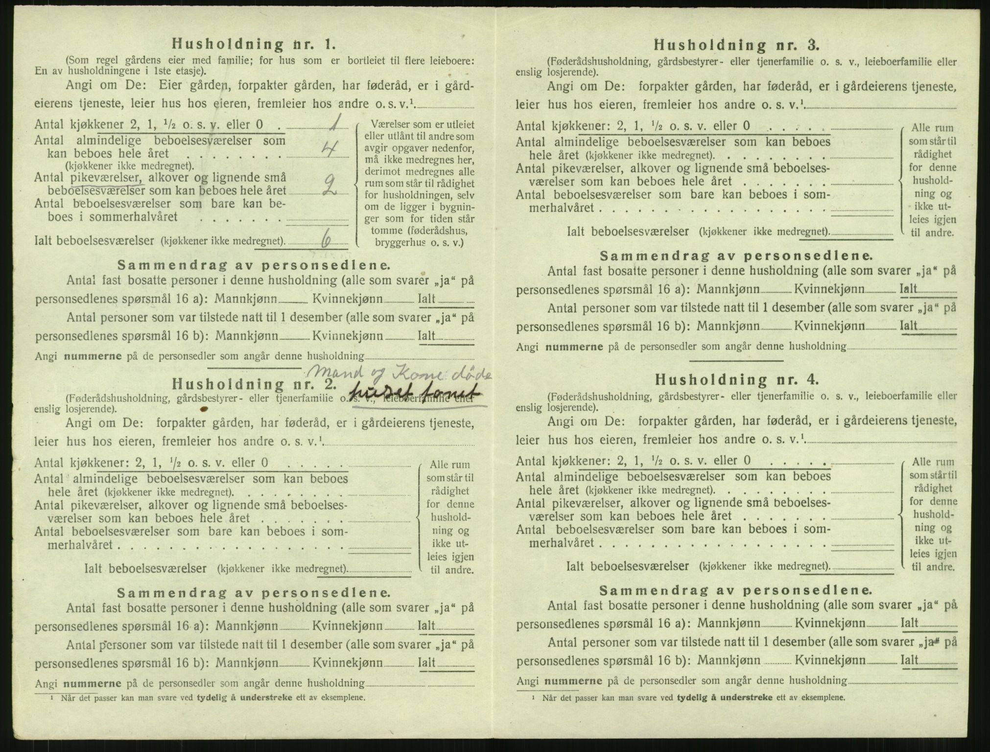 SAT, 1920 census for Giske, 1920, p. 69