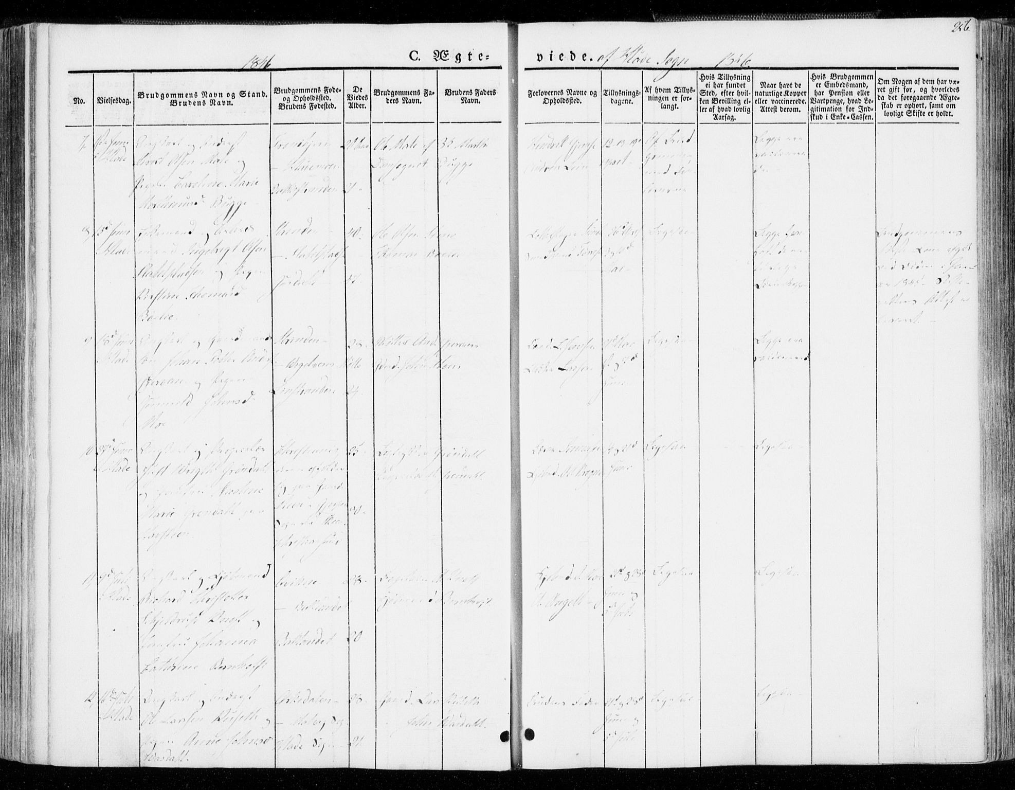 Ministerialprotokoller, klokkerbøker og fødselsregistre - Sør-Trøndelag, SAT/A-1456/606/L0290: Parish register (official) no. 606A05, 1841-1847, p. 256