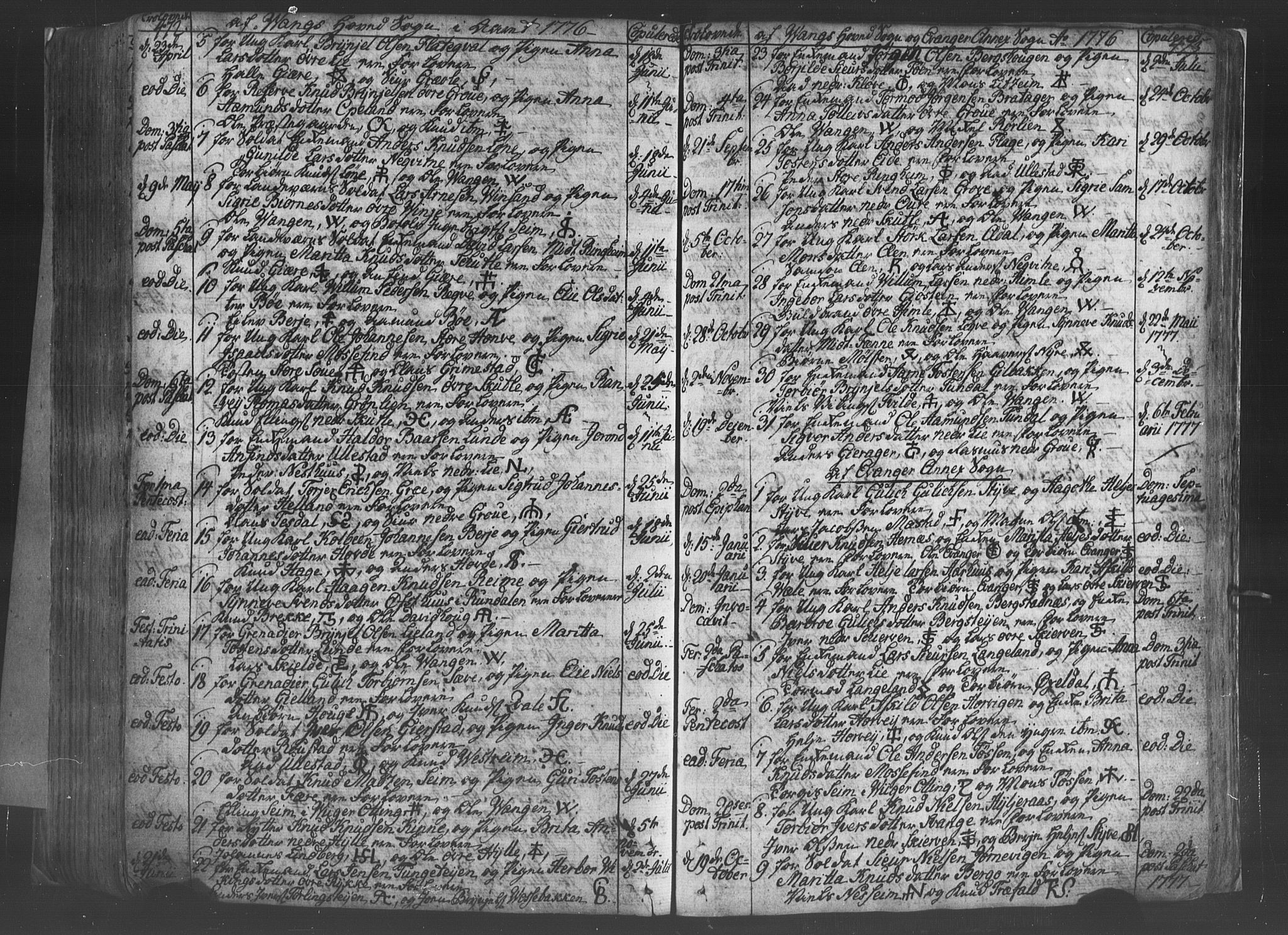 Voss sokneprestembete, SAB/A-79001/H/Haa: Parish register (official) no. A 8, 1752-1780, p. 472-473
