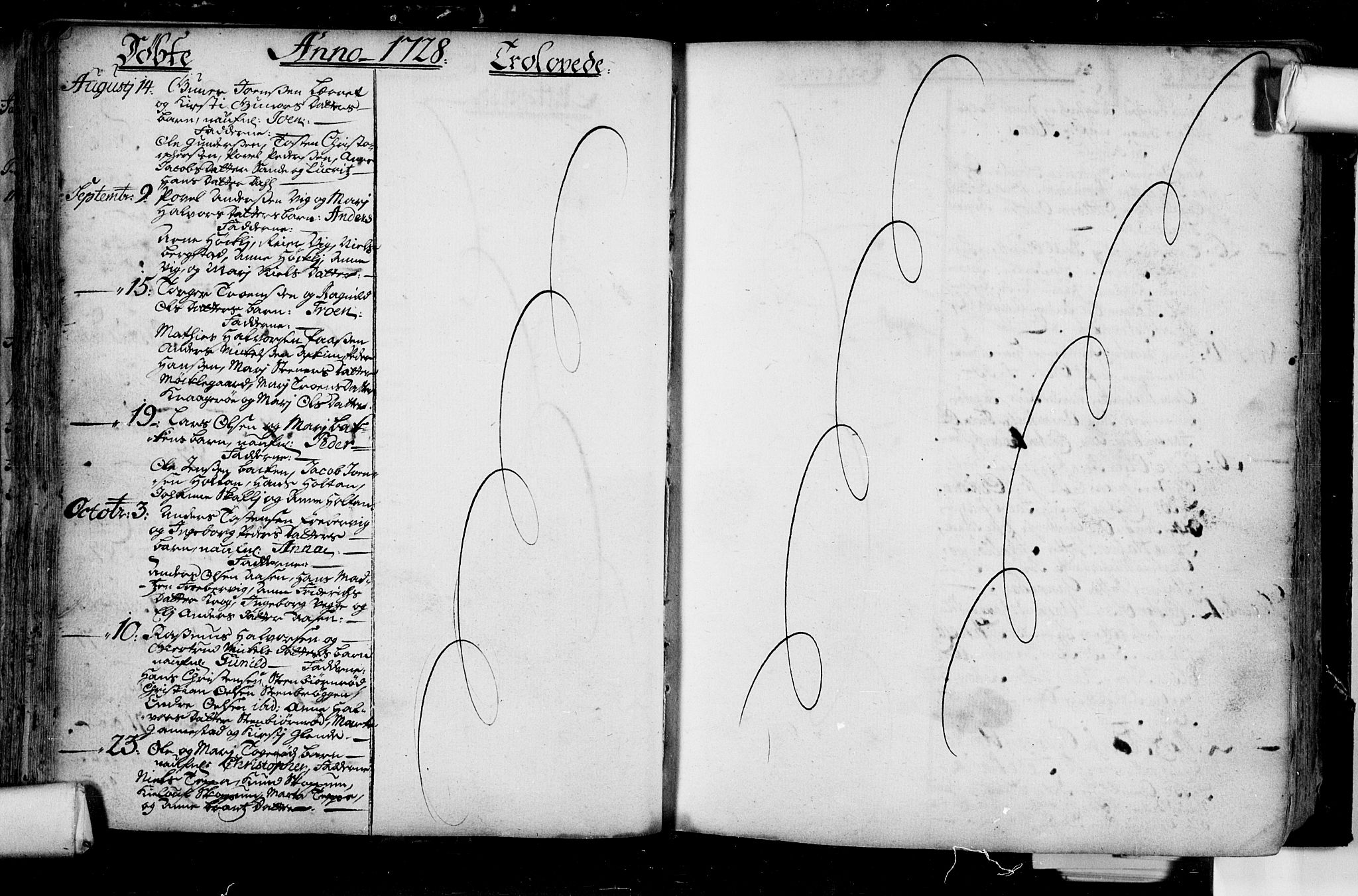 Borre kirkebøker, AV/SAKO-A-338/F/Fa/L0001: Parish register (official) no. I 1, 1710-1750, p. 34