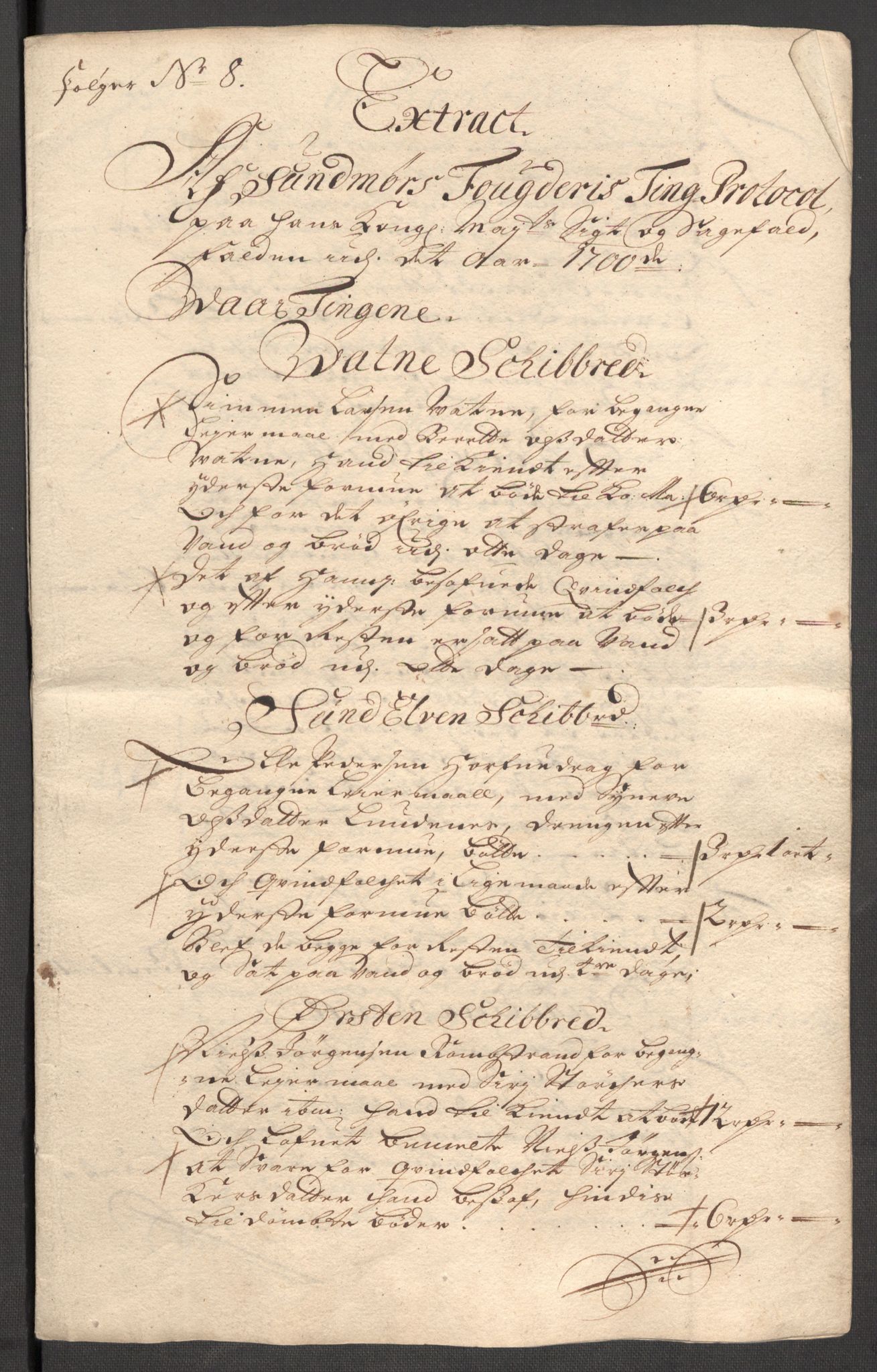 Rentekammeret inntil 1814, Reviderte regnskaper, Fogderegnskap, AV/RA-EA-4092/R54/L3558: Fogderegnskap Sunnmøre, 1700-1701, p. 245