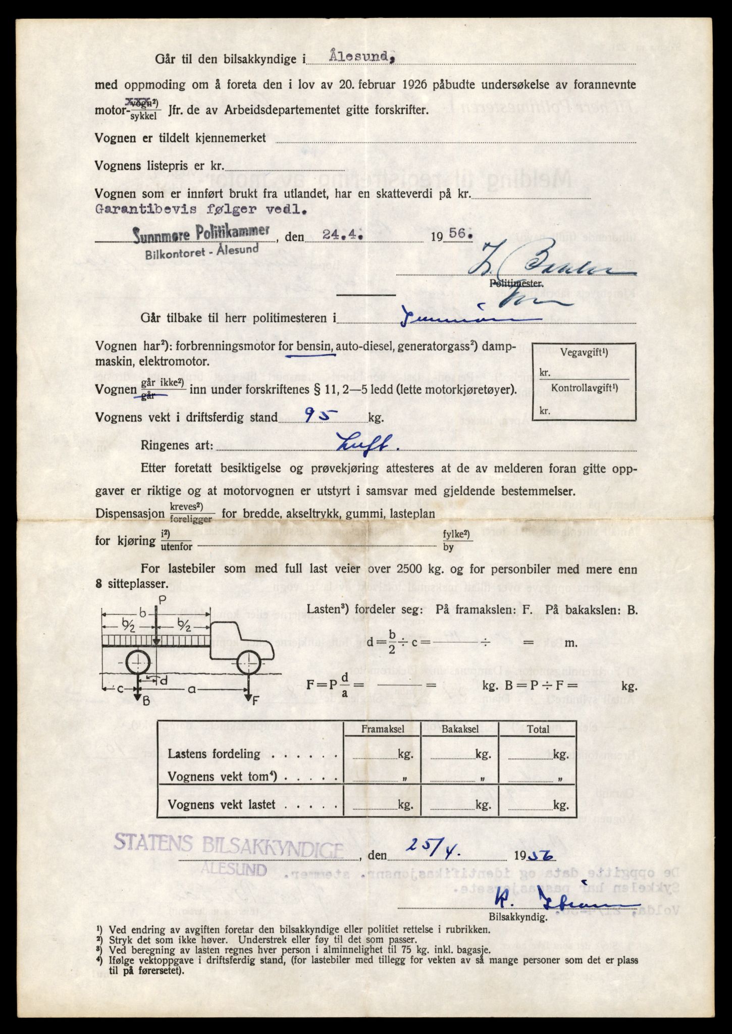 Møre og Romsdal vegkontor - Ålesund trafikkstasjon, SAT/A-4099/F/Fe/L0039: Registreringskort for kjøretøy T 13361 - T 13530, 1927-1998, p. 1886