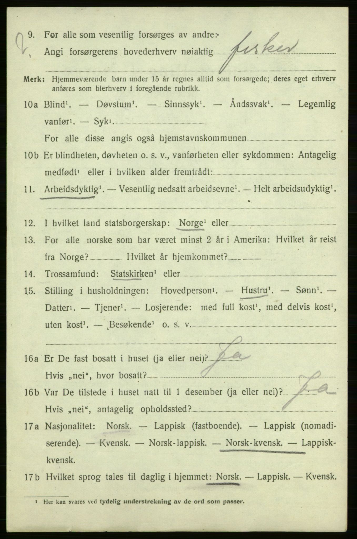 SATØ, 1920 census for Måsøy, 1920, p. 2043