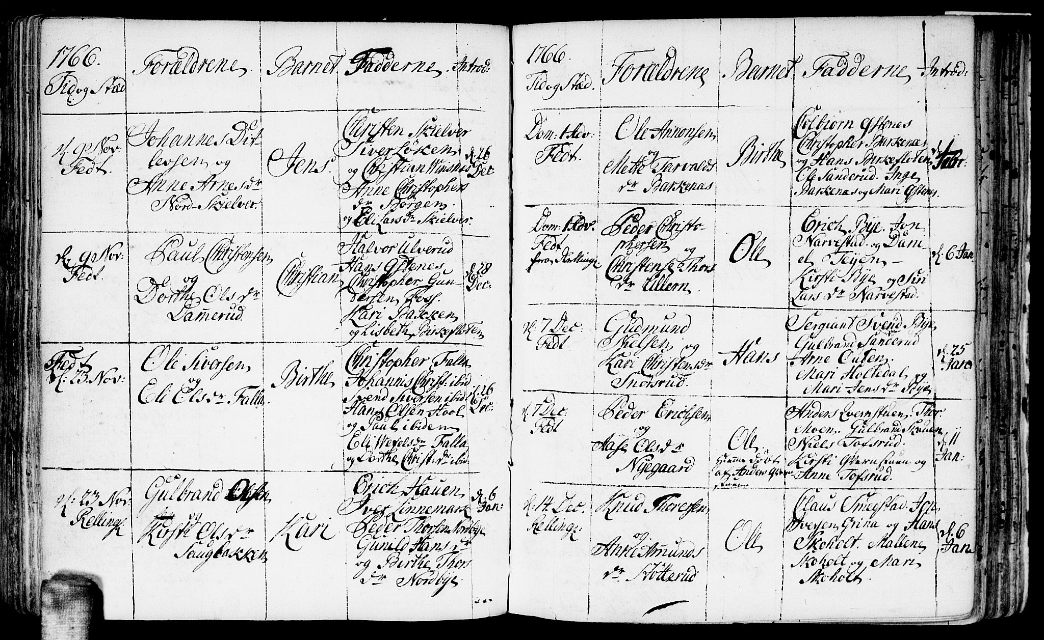 Fet prestekontor Kirkebøker, AV/SAO-A-10370a/F/Fa/L0004: Parish register (official) no. I 4, 1751-1773, p. 100