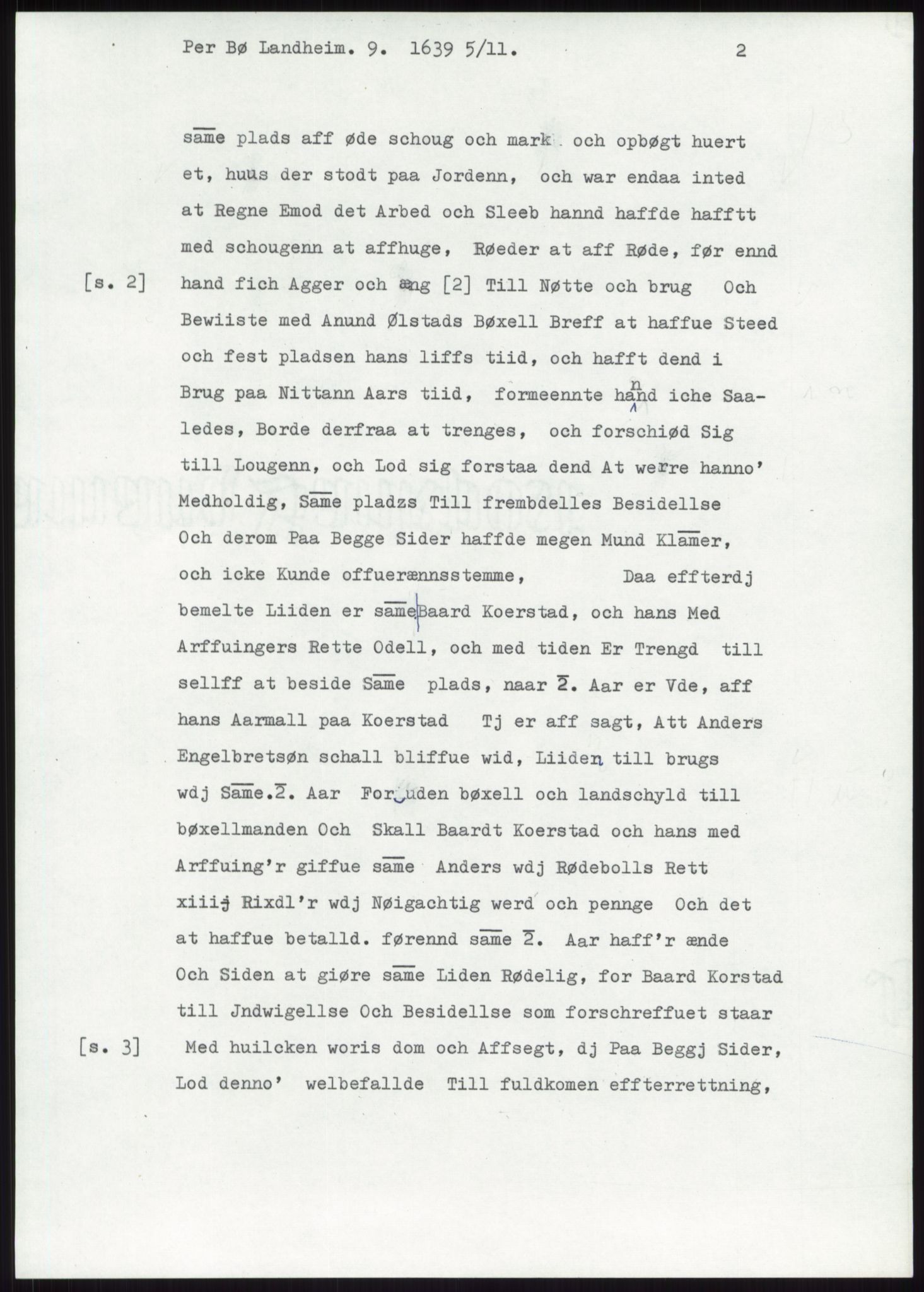 Samlinger til kildeutgivelse, Diplomavskriftsamlingen, AV/RA-EA-4053/H/Ha, p. 3037