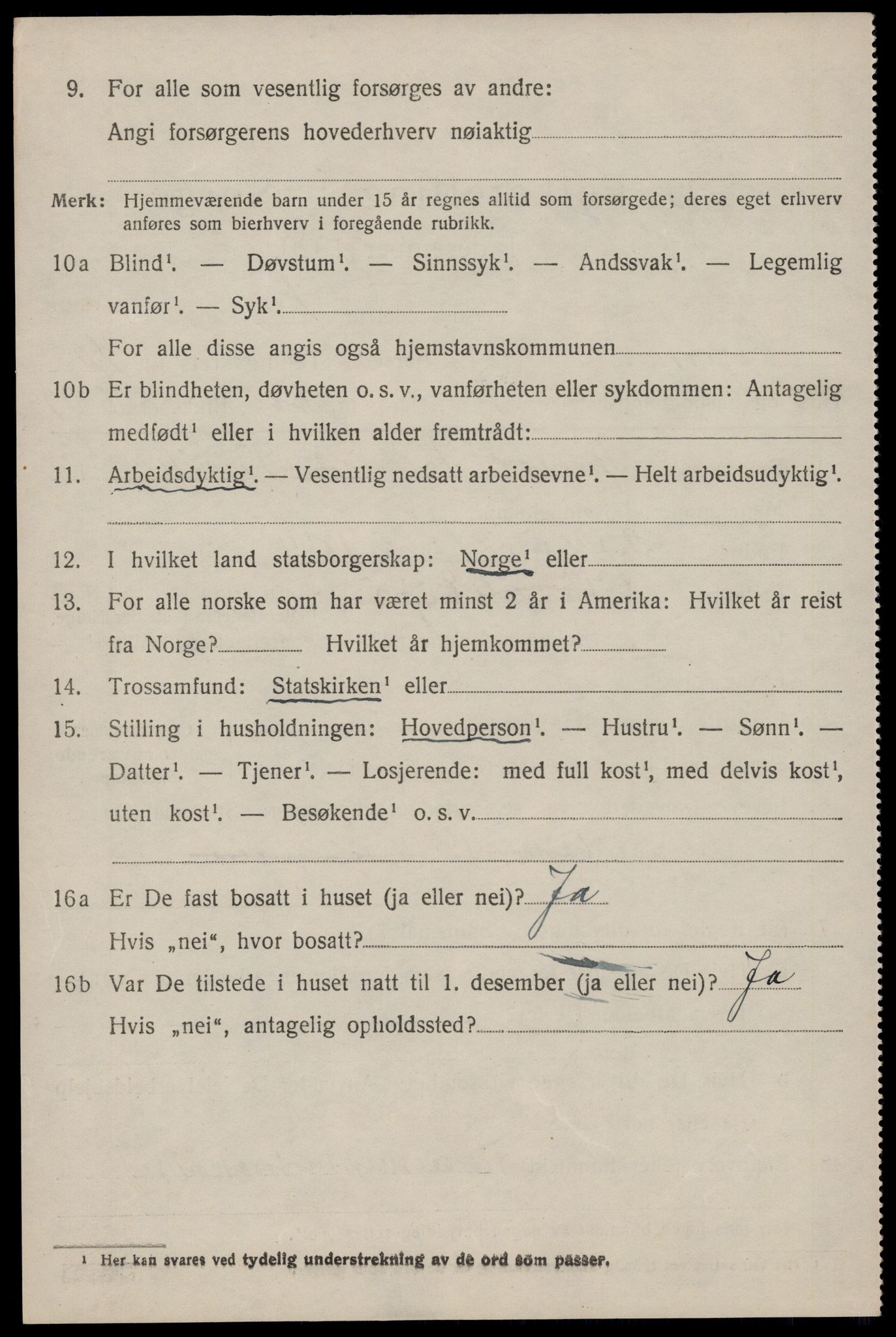 SAST, 1920 census for Eigersund, 1920, p. 6324