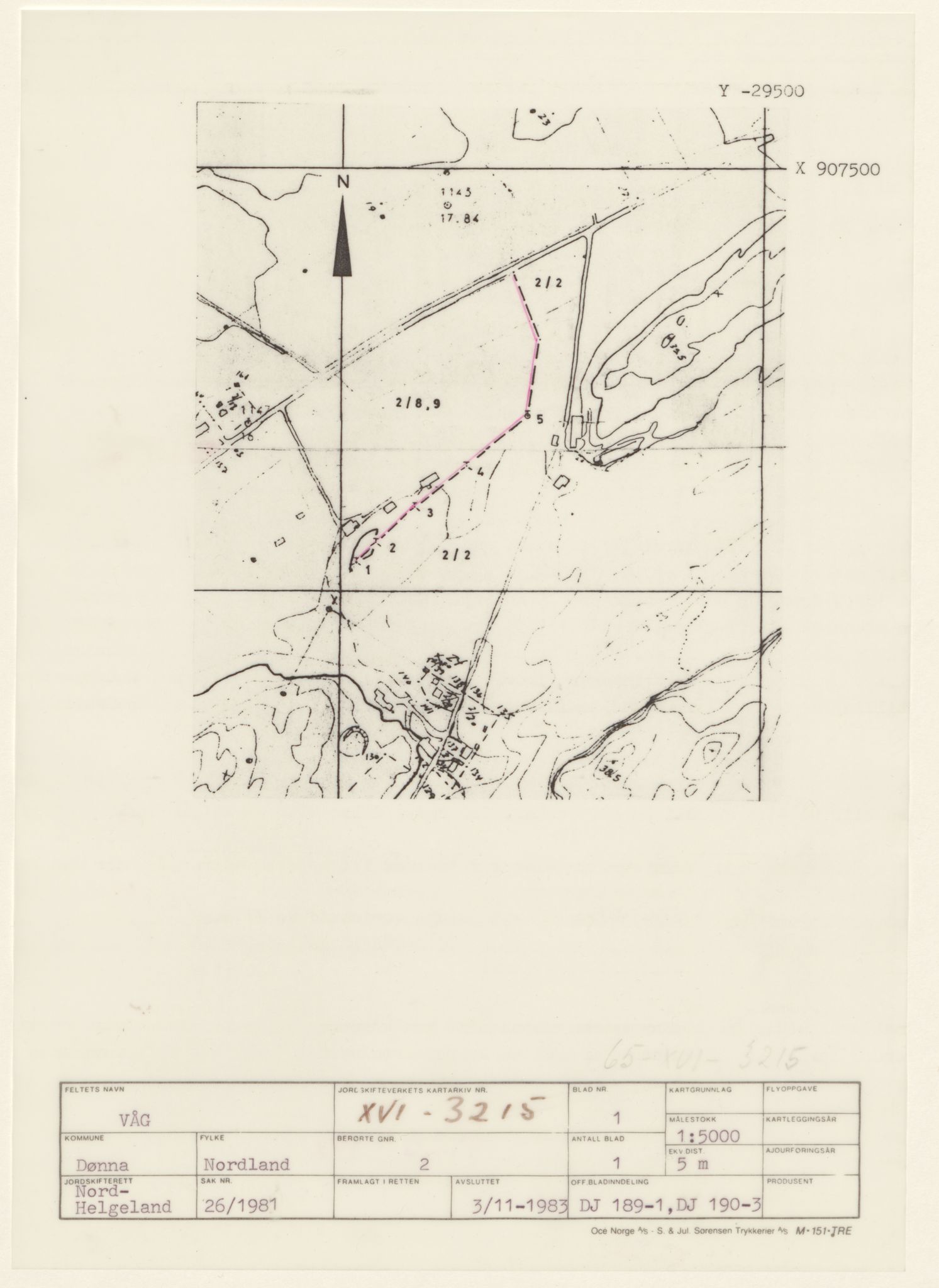 Jordskifteverkets kartarkiv, RA/S-3929/T, 1859-1988, p. 4201