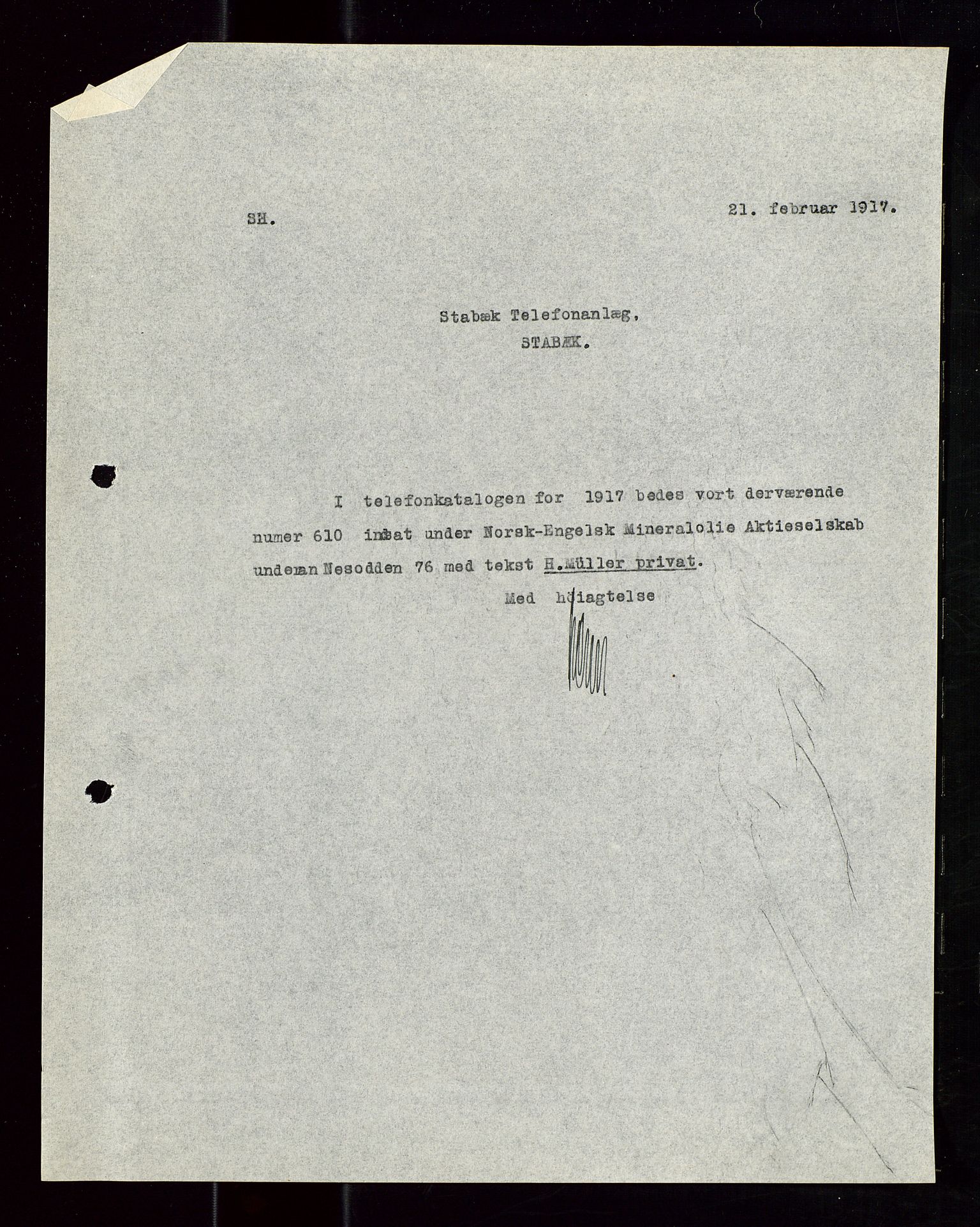 Pa 1521 - A/S Norske Shell, AV/SAST-A-101915/E/Ea/Eaa/L0020: Sjefskorrespondanse, 1917, p. 473