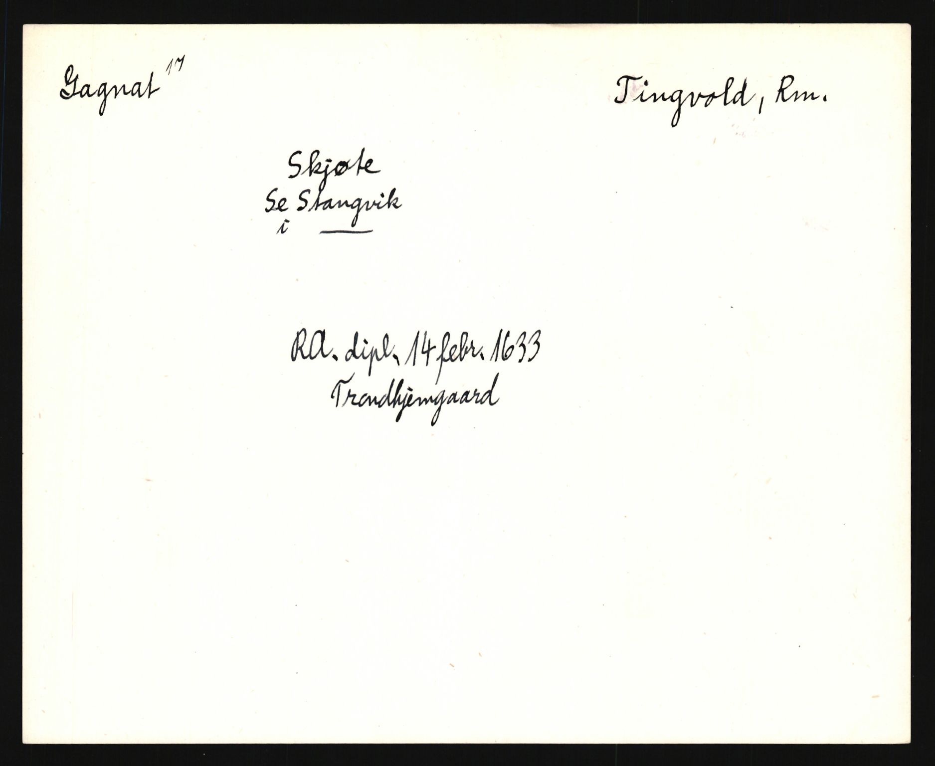 Riksarkivets diplomsamling, AV/RA-EA-5965/F35/F35e/L0031: Registreringssedler Møre og Romsdal, 1400-1700, p. 613