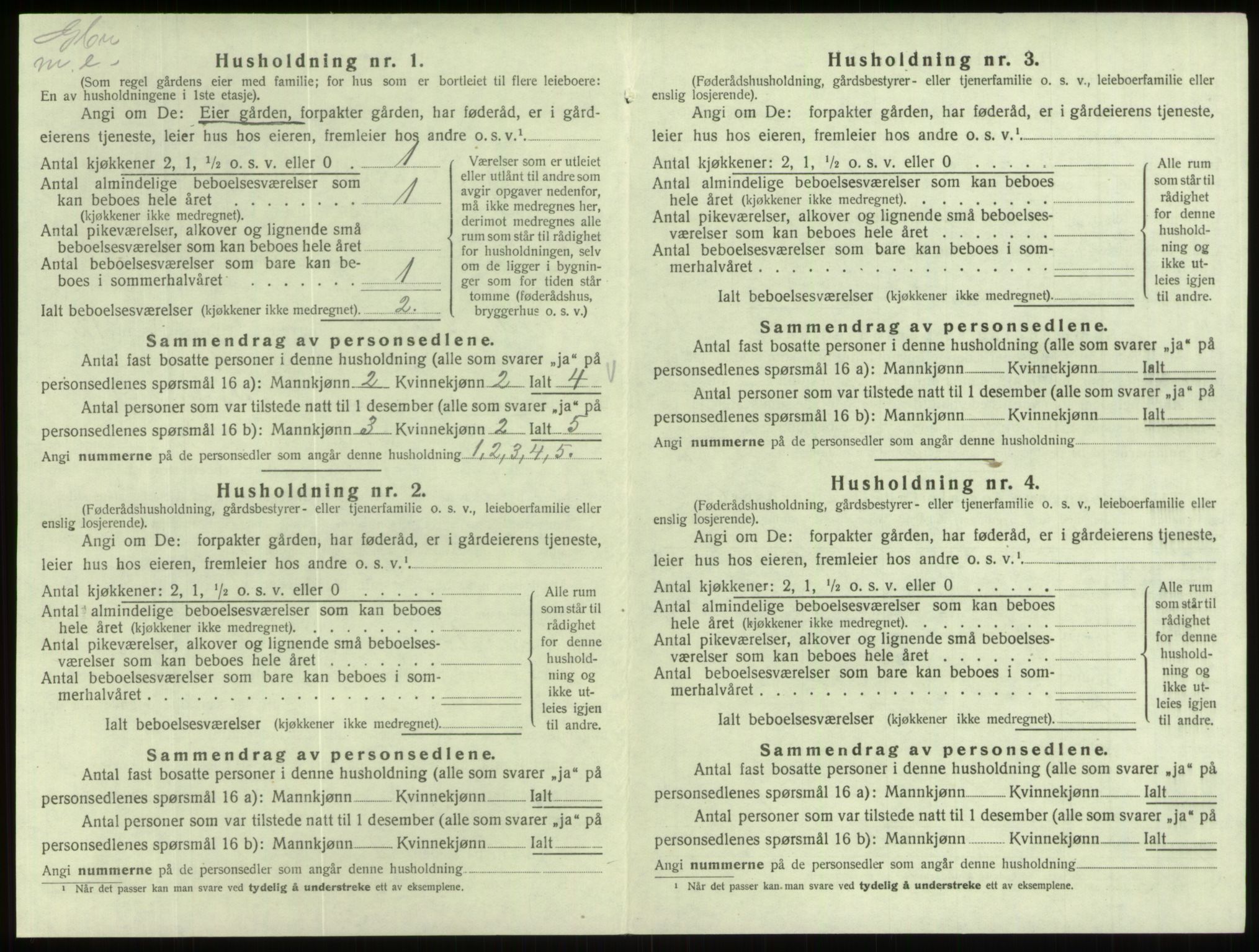 SAB, 1920 census for Eid, 1920, p. 1013