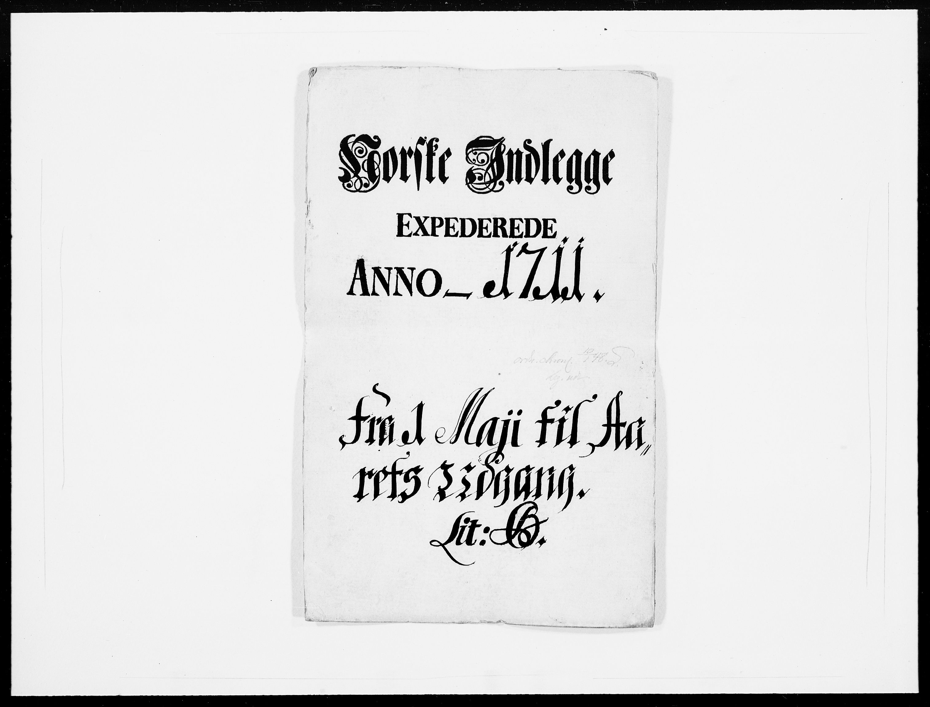 Danske Kanselli 1572-1799, AV/RA-EA-3023/F/Fc/Fcc/Fcca/L0070: Norske innlegg 1572-1799, 1711, p. 269