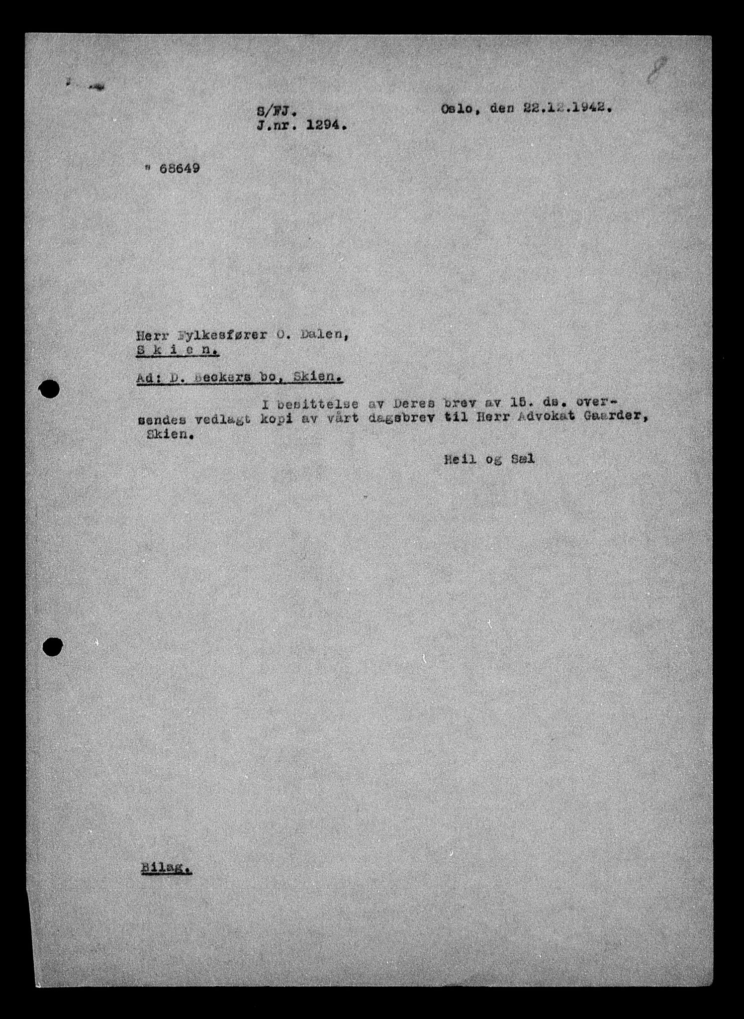 Justisdepartementet, Tilbakeføringskontoret for inndratte formuer, AV/RA-S-1564/H/Hc/Hcd/L0990: --, 1945-1947, p. 39